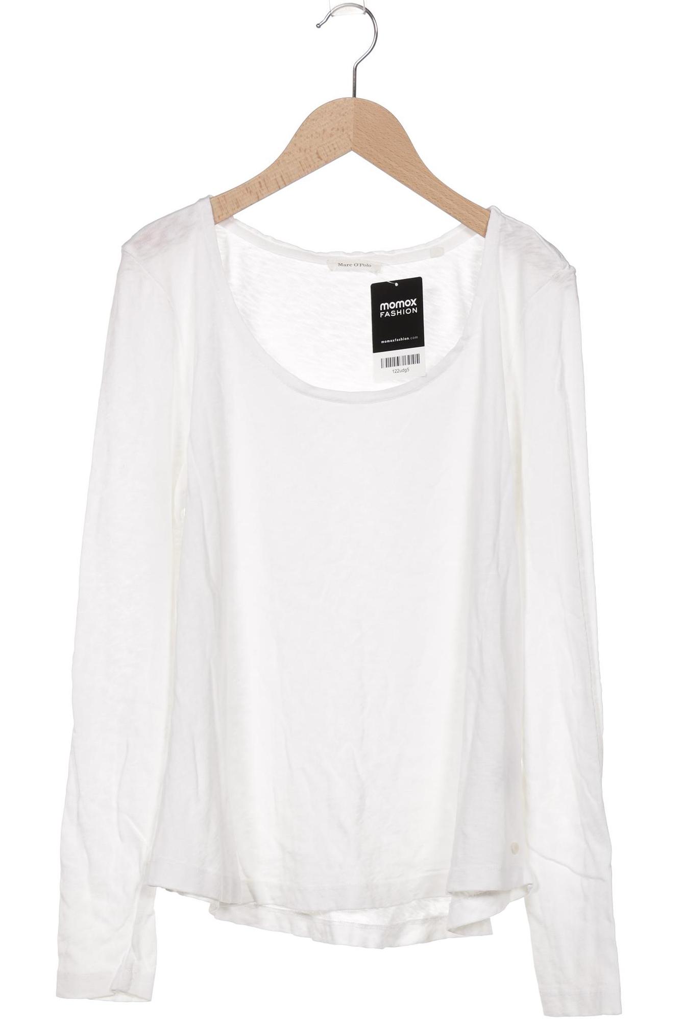 

Marc O Polo Damen Langarmshirt, weiß, Gr. 38