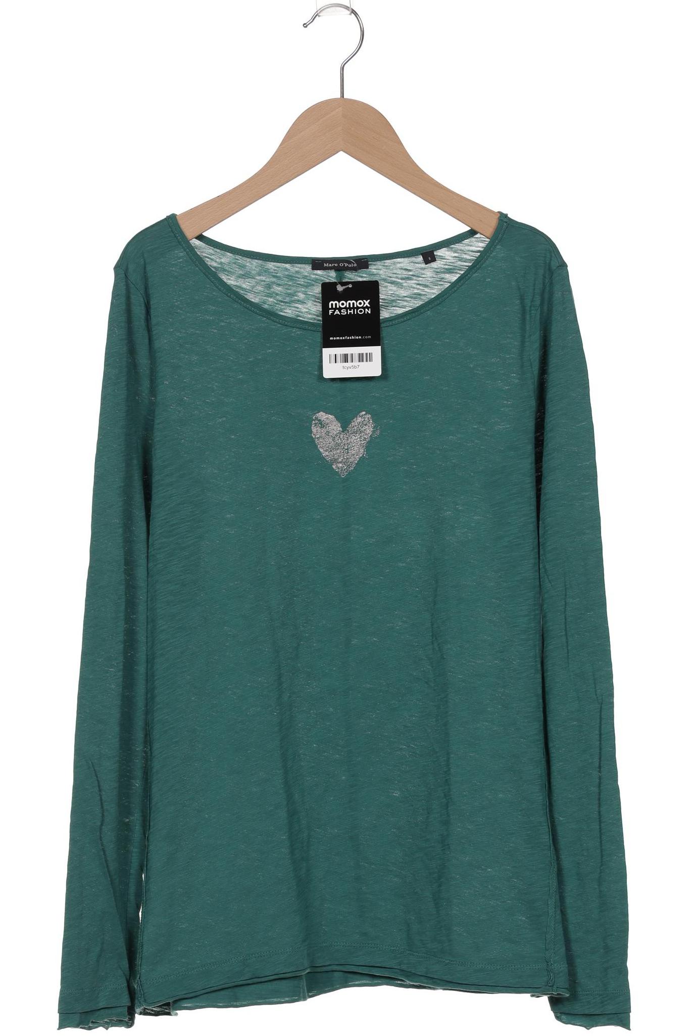 

Marc O Polo Damen Langarmshirt, türkis, Gr. 36