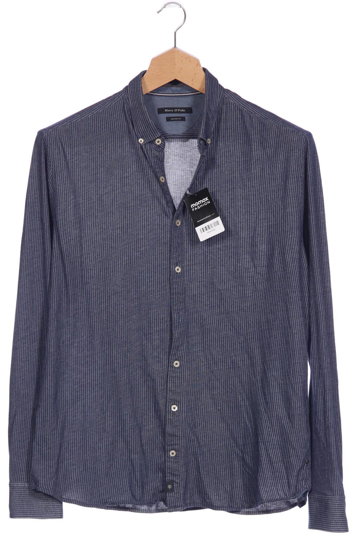 

Marc O Polo Herren Hemd, marineblau, Gr. 56