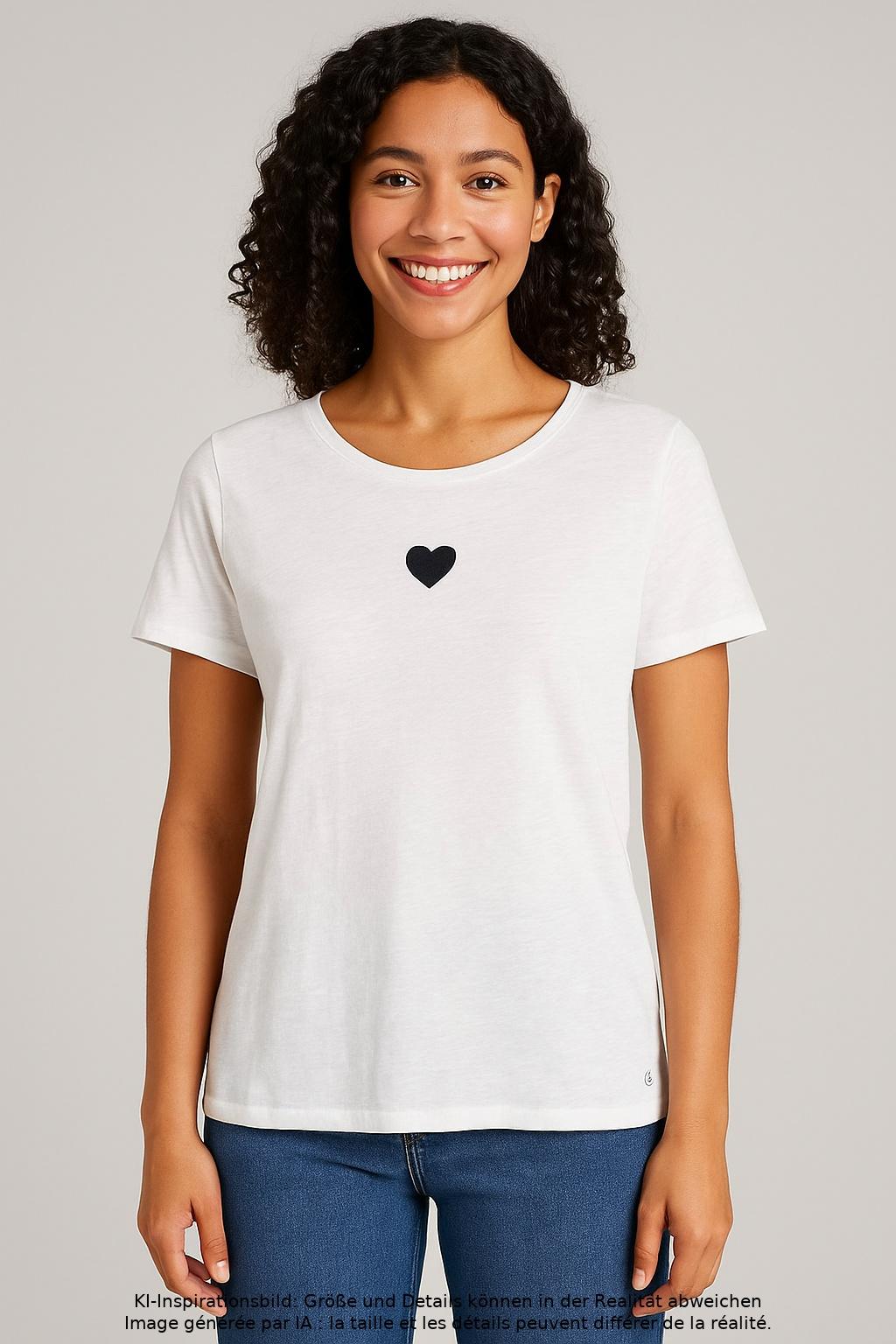 

Marc O Polo Damen T-Shirt, weiß, Gr. 38