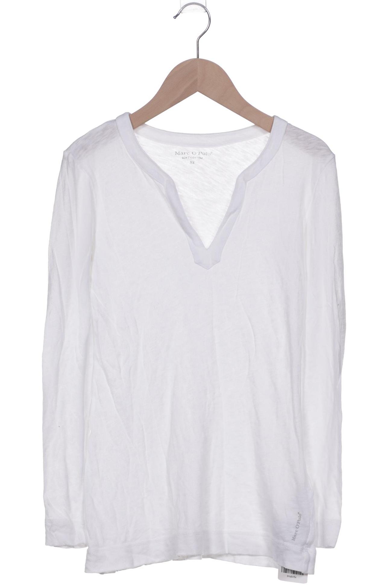 

Marc O Polo Damen Langarmshirt, weiß, Gr. 34