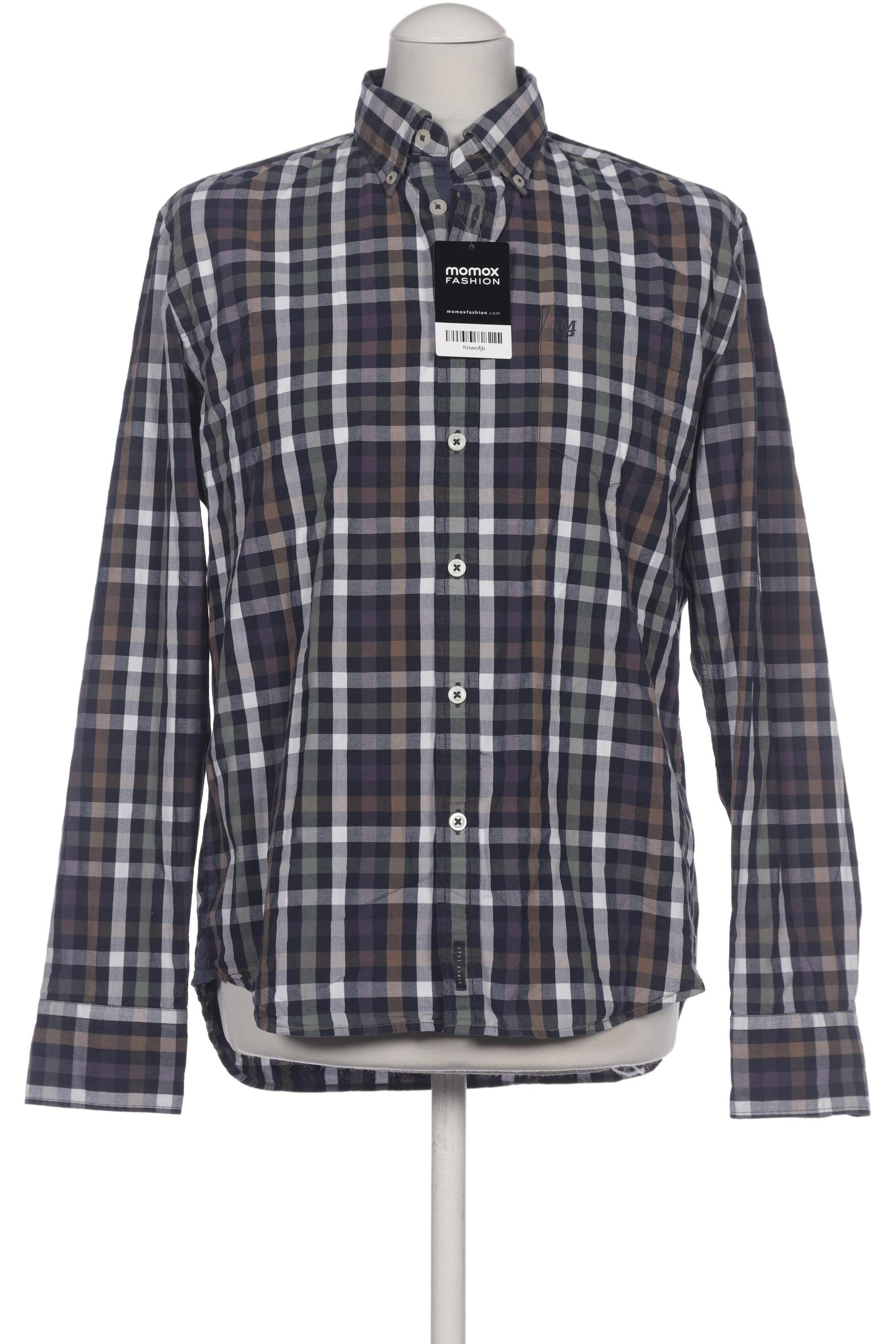 

Marc O Polo Herren Hemd, marineblau, Gr. 48