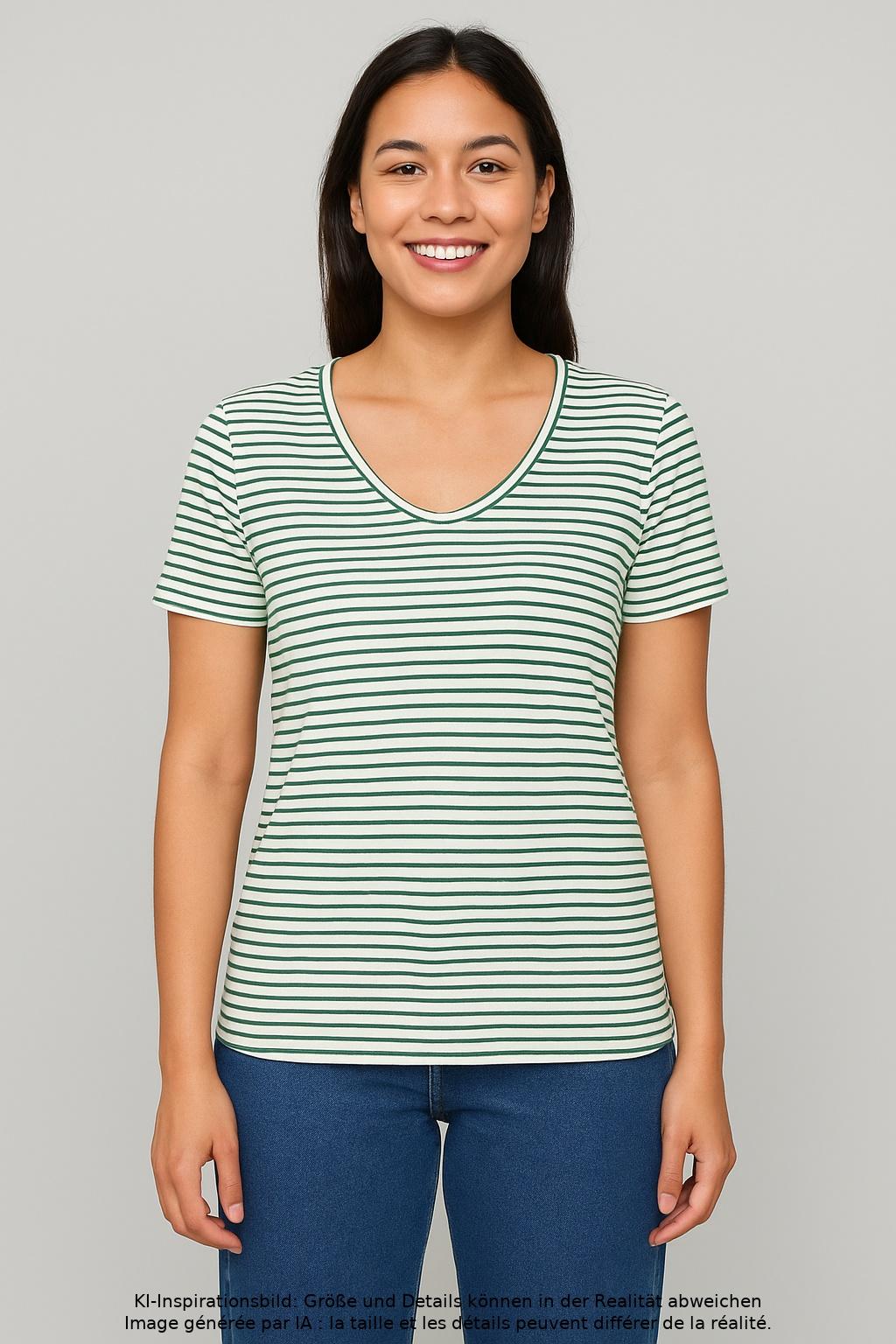 

Marc O Polo Damen T-Shirt, mehrfarbig, Gr. 42