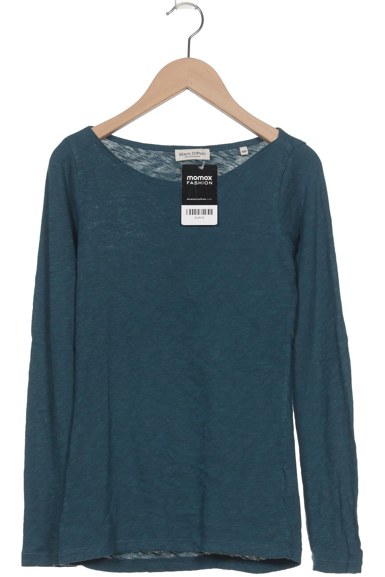 

Marc O Polo Damen Langarmshirt, türkis, Gr. 32