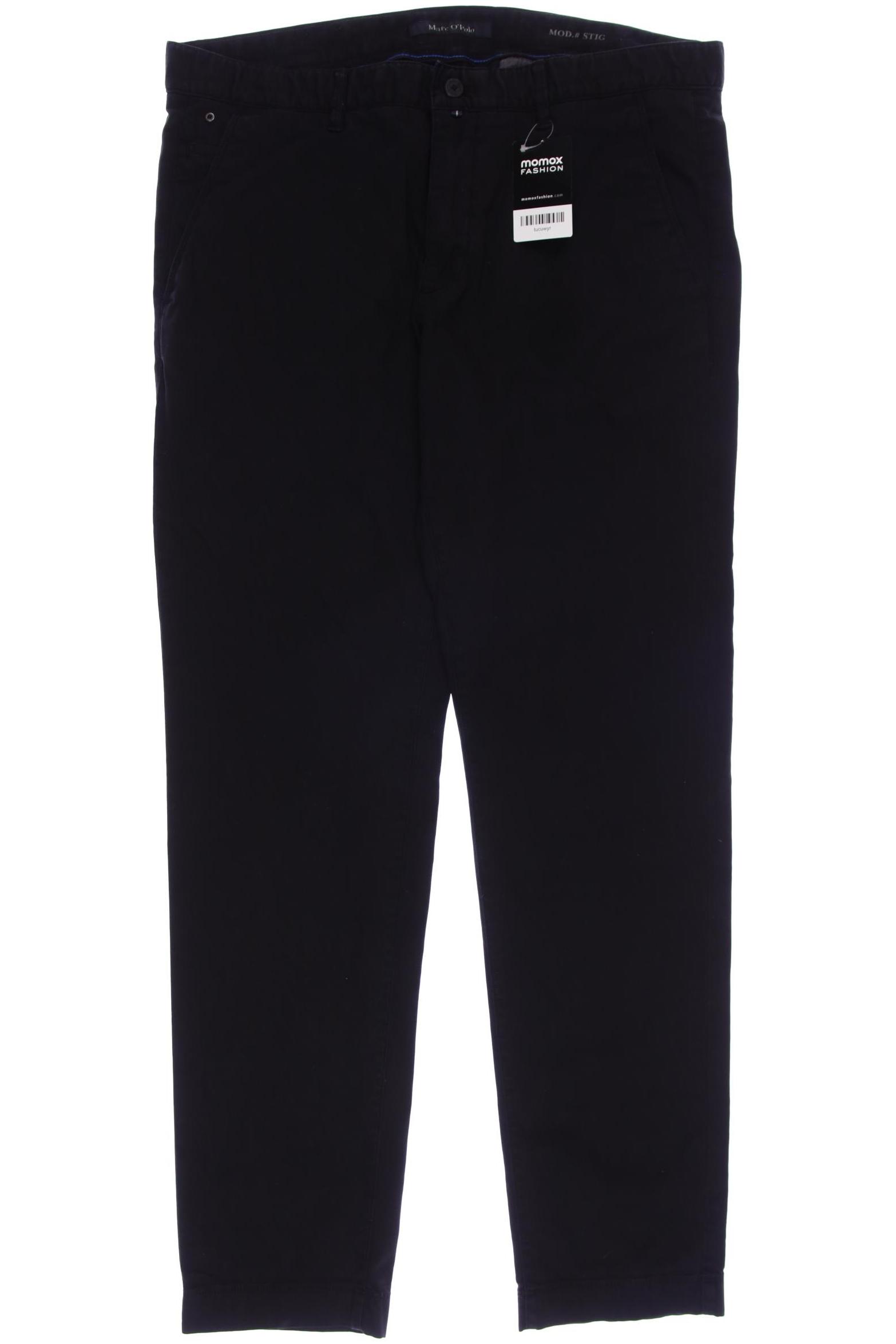 

Marc O Polo Herren Stoffhose, schwarz, Gr. 56