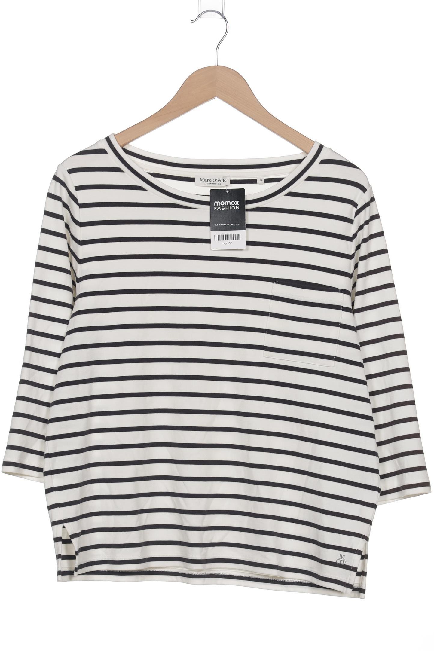 

Marc O Polo Damen Langarmshirt, weiß, Gr. 38