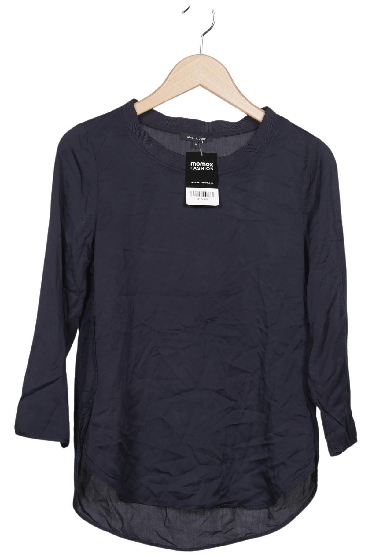 

Marc O Polo Damen Langarmshirt, marineblau, Gr. 34