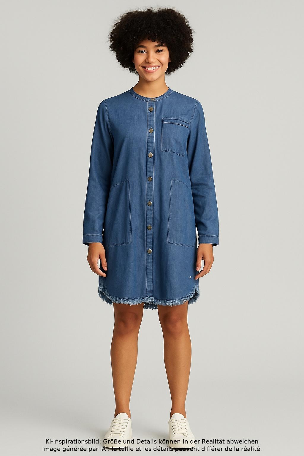 

Marc O Polo Damen Kleid, blau, Gr. 34