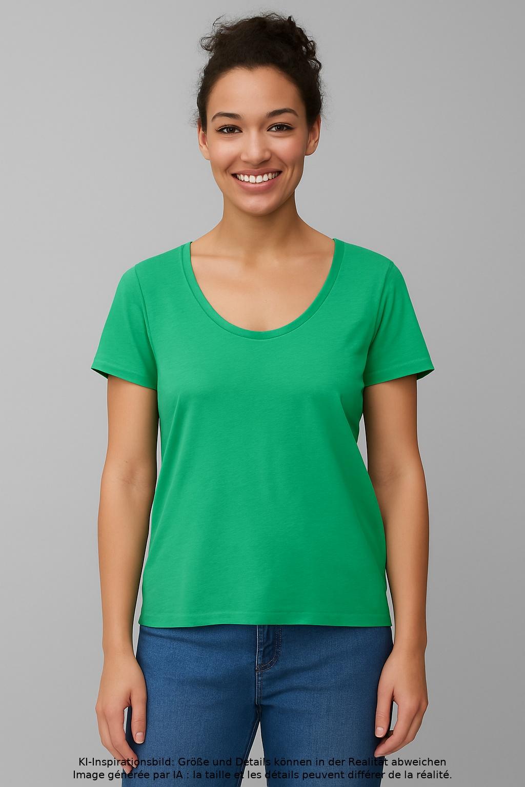 

Marc O Polo Damen T-Shirt, grün, Gr. 38