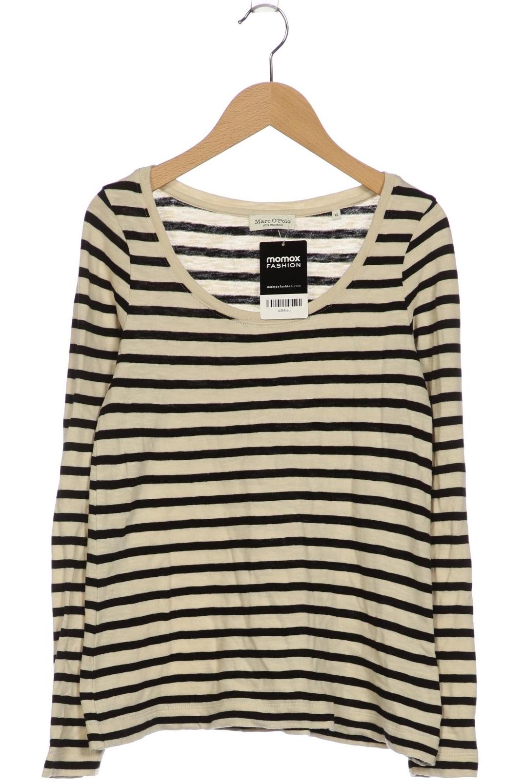 

Marc O Polo Damen Langarmshirt, weiß, Gr. 34