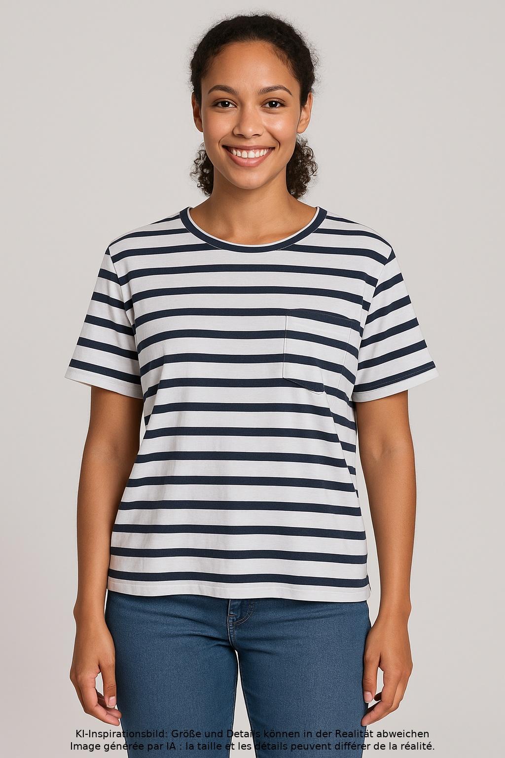 

Marc O Polo Damen T-Shirt, mehrfarbig, Gr. 38