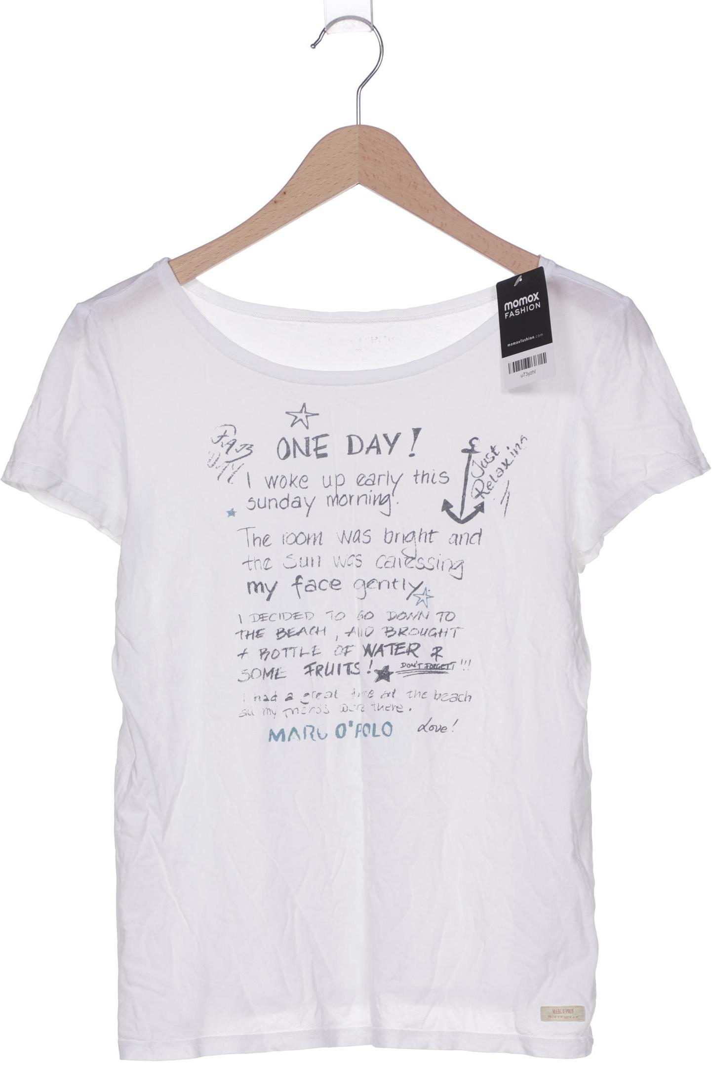 

Marc O Polo Damen T-Shirt, weiß, Gr. 38