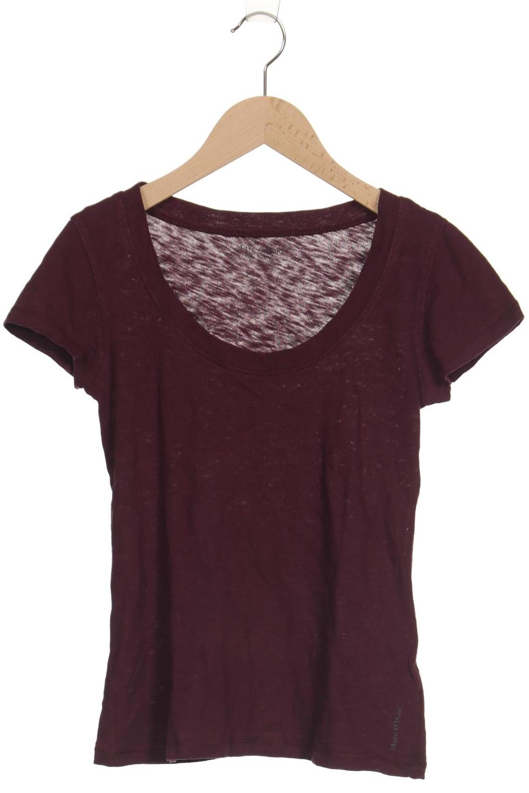 

Marc O Polo Damen T-Shirt, bordeaux, Gr. 36