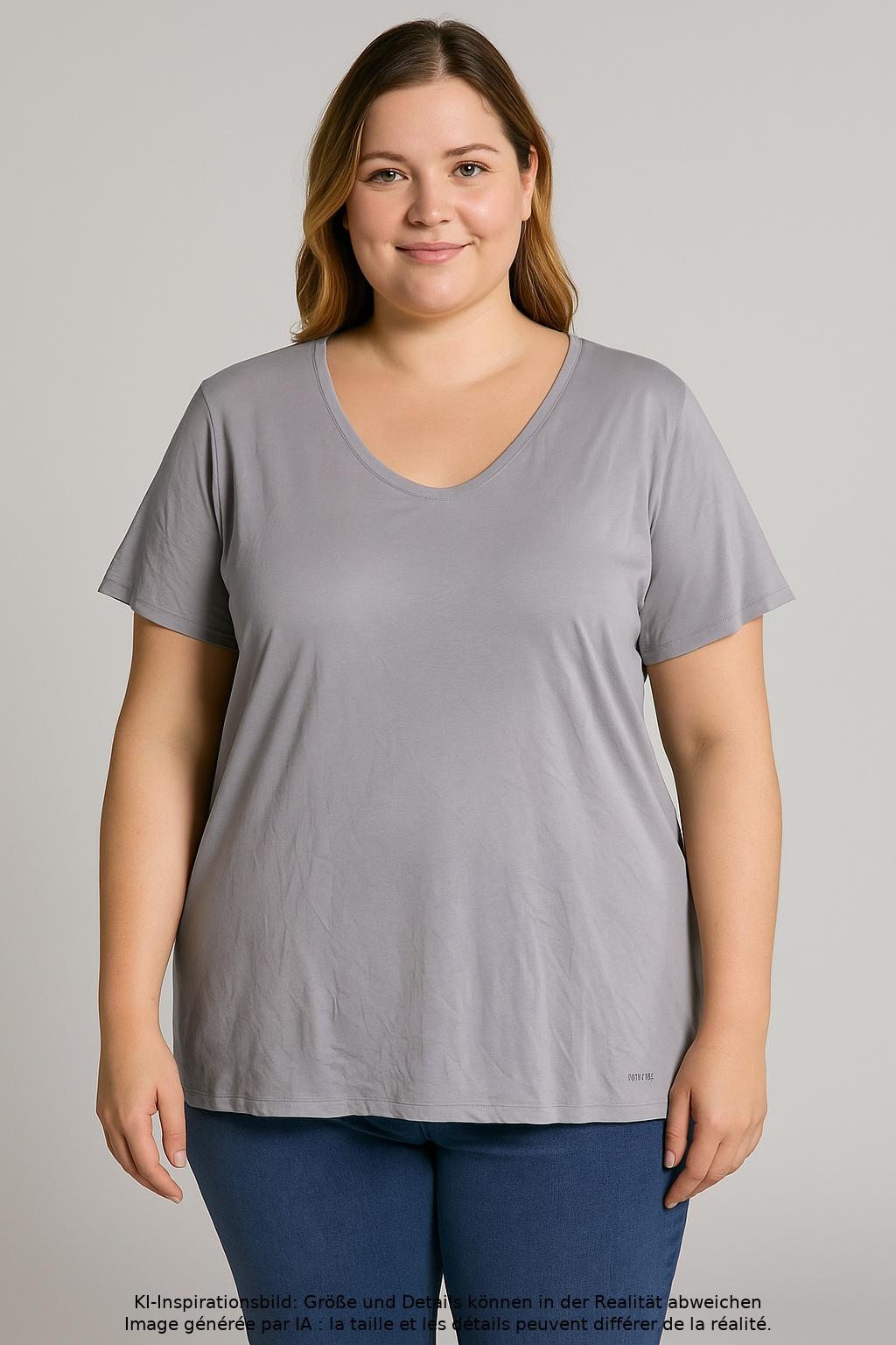 

Marc O Polo Damen T-Shirt, grau, Gr. 46