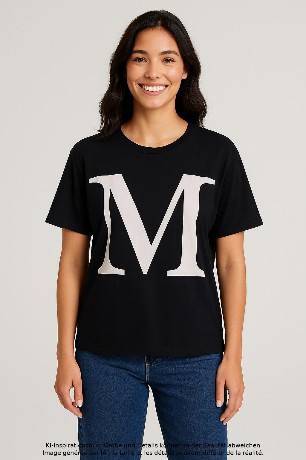 

Marc O Polo Damen T-Shirt, schwarz, Gr. 36