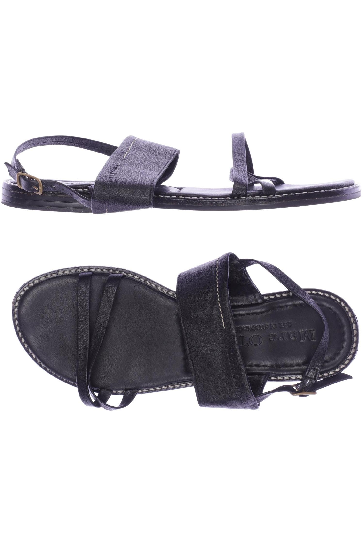 

Marc O Polo Damen Sandale, schwarz, Gr. 39
