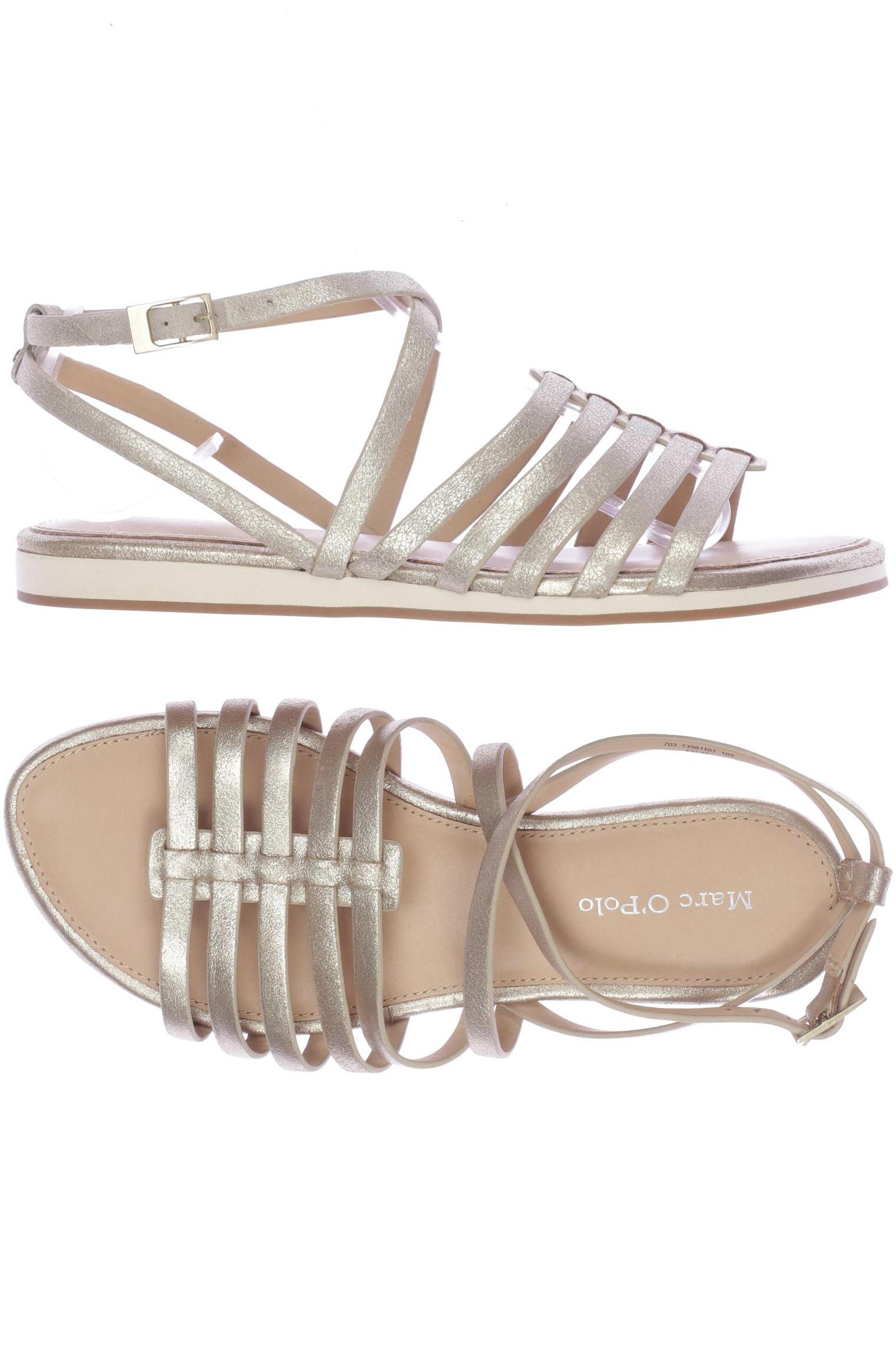 

Marc O Polo Damen Sandale, gold, Gr. 37
