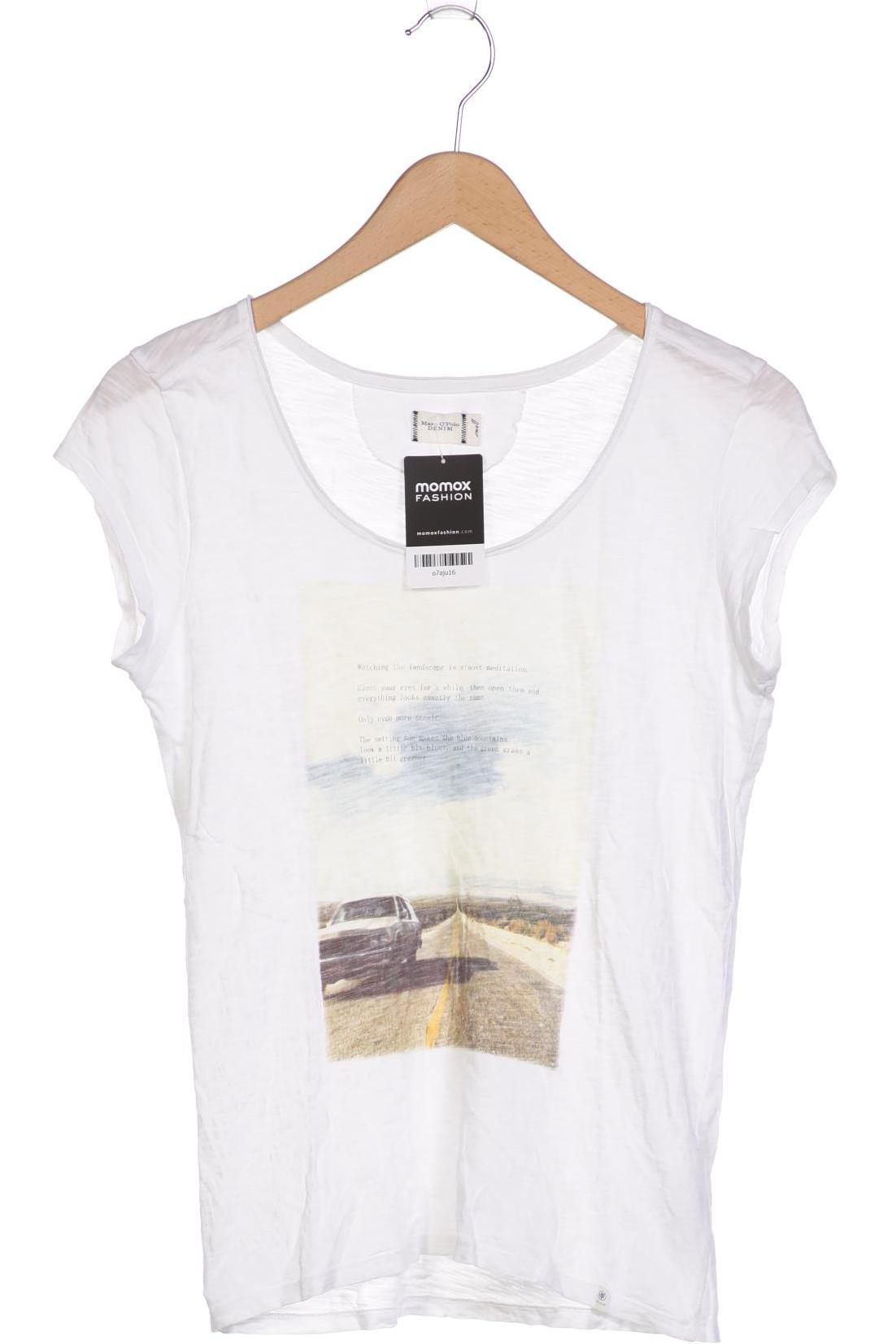 

Marc O Polo Damen T-Shirt, weiß, Gr. 36