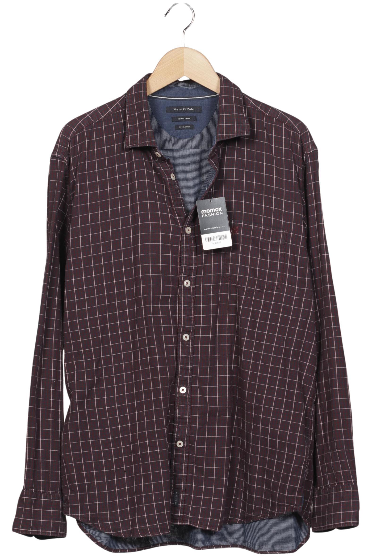 

Marc O Polo Herren Hemd, bordeaux, Gr. 56