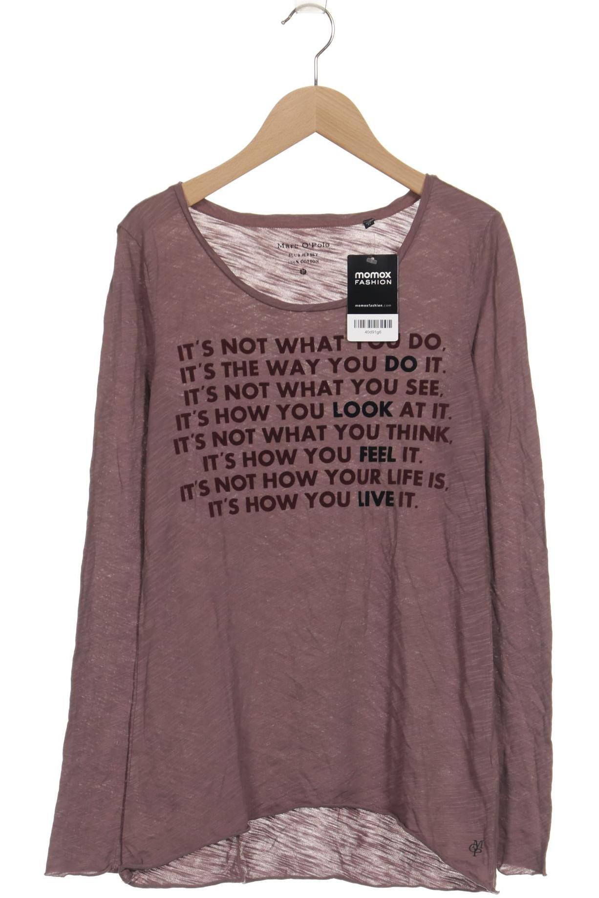 

Marc O Polo Damen Langarmshirt, bordeaux, Gr. 34
