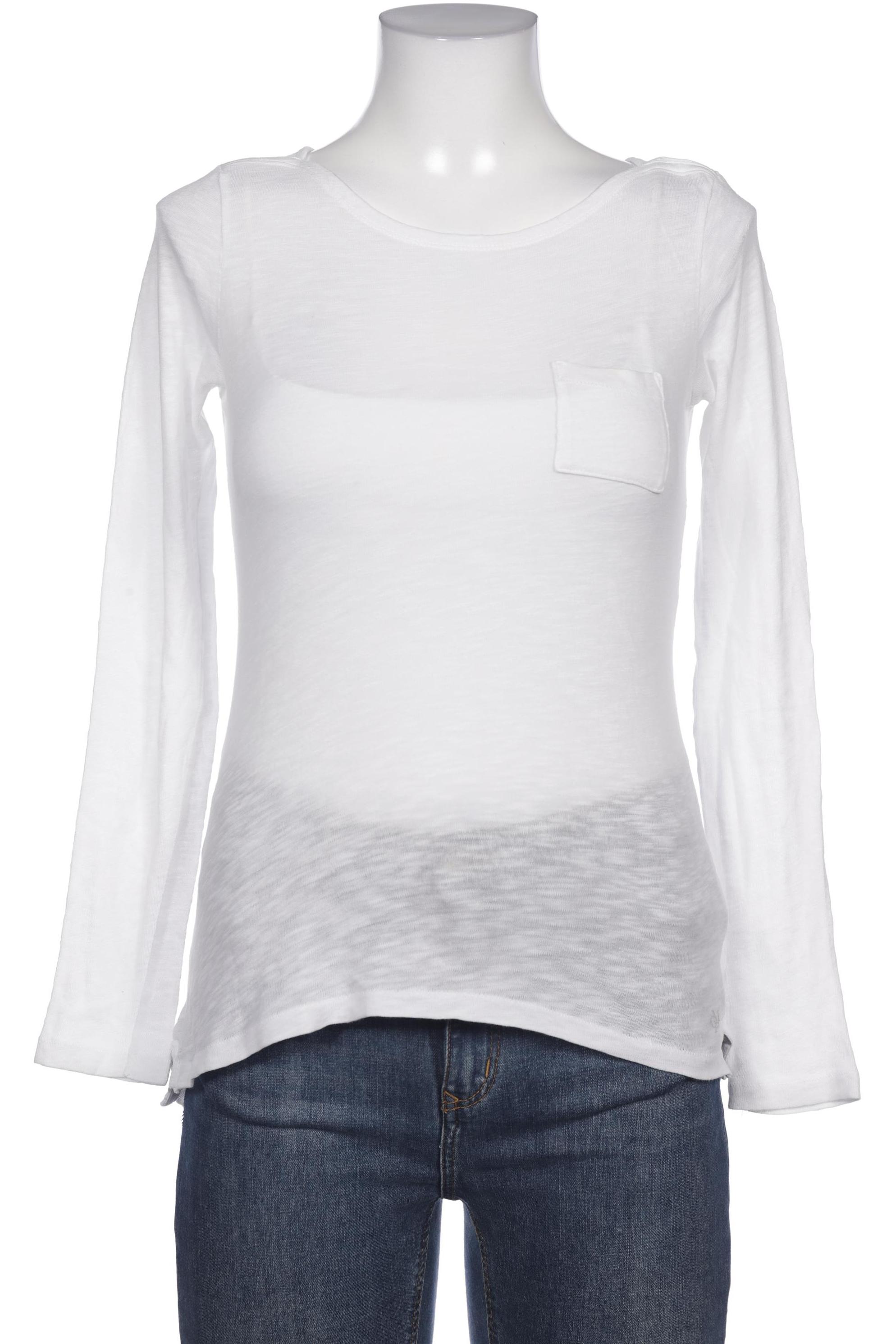 

Marc O Polo Damen Langarmshirt, weiß, Gr. 34