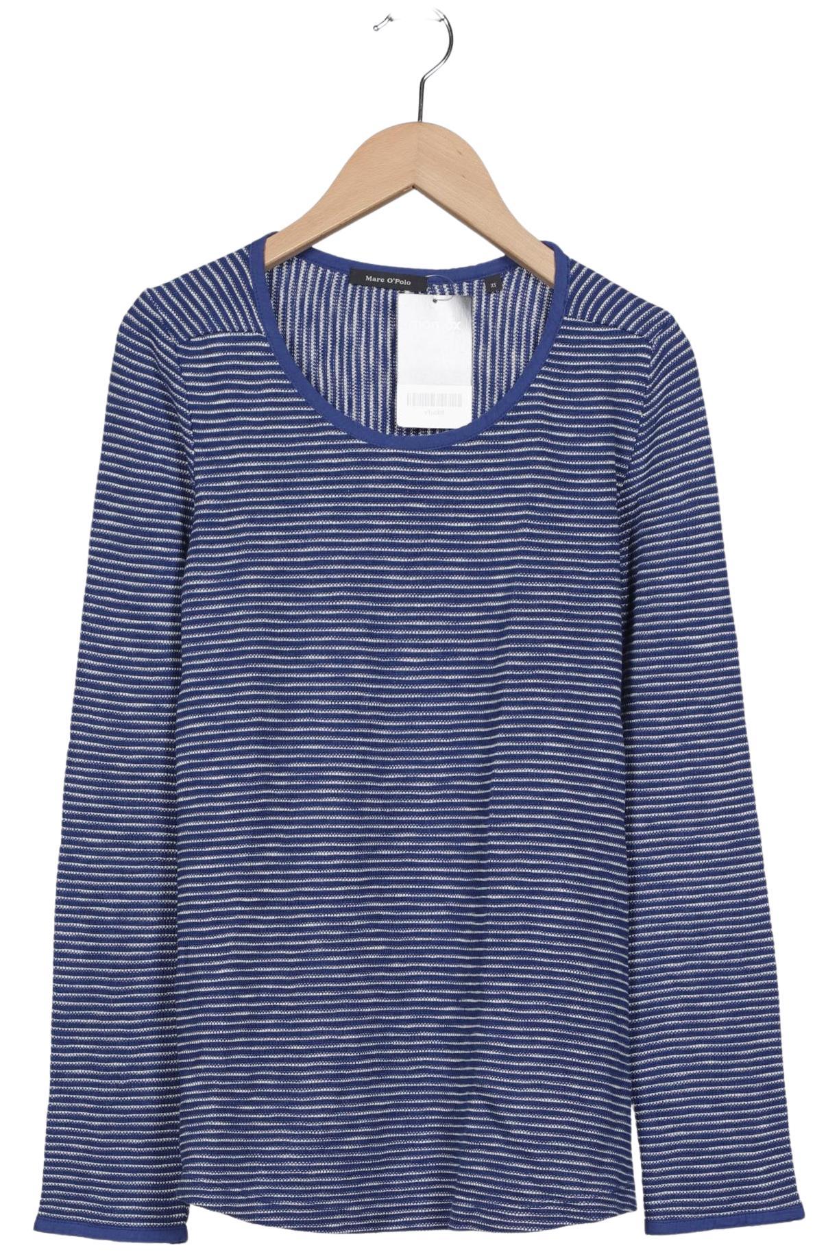 

Marc O Polo Damen Langarmshirt, blau, Gr. 34
