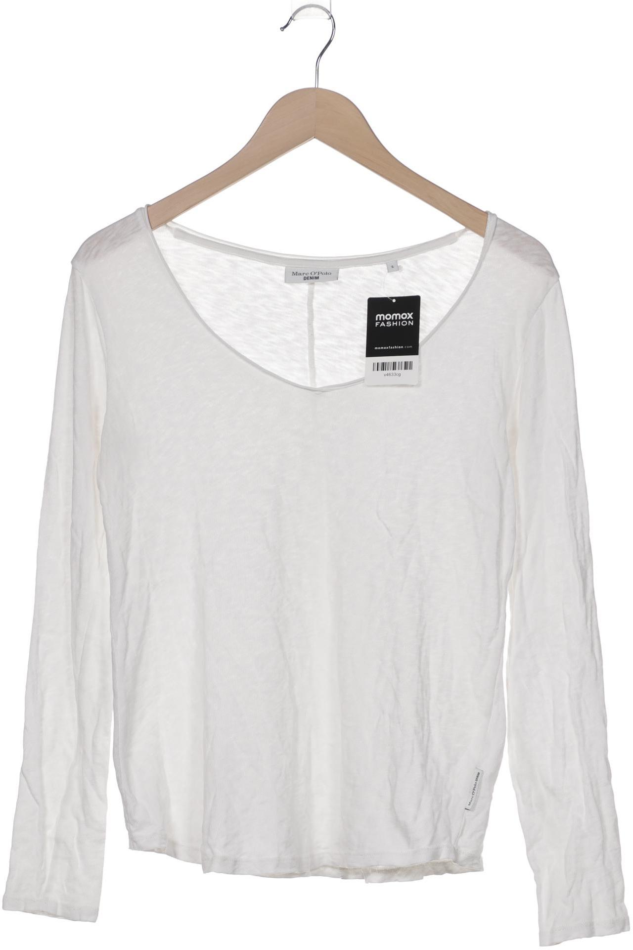 

Marc O Polo Damen Langarmshirt, weiß, Gr. 36