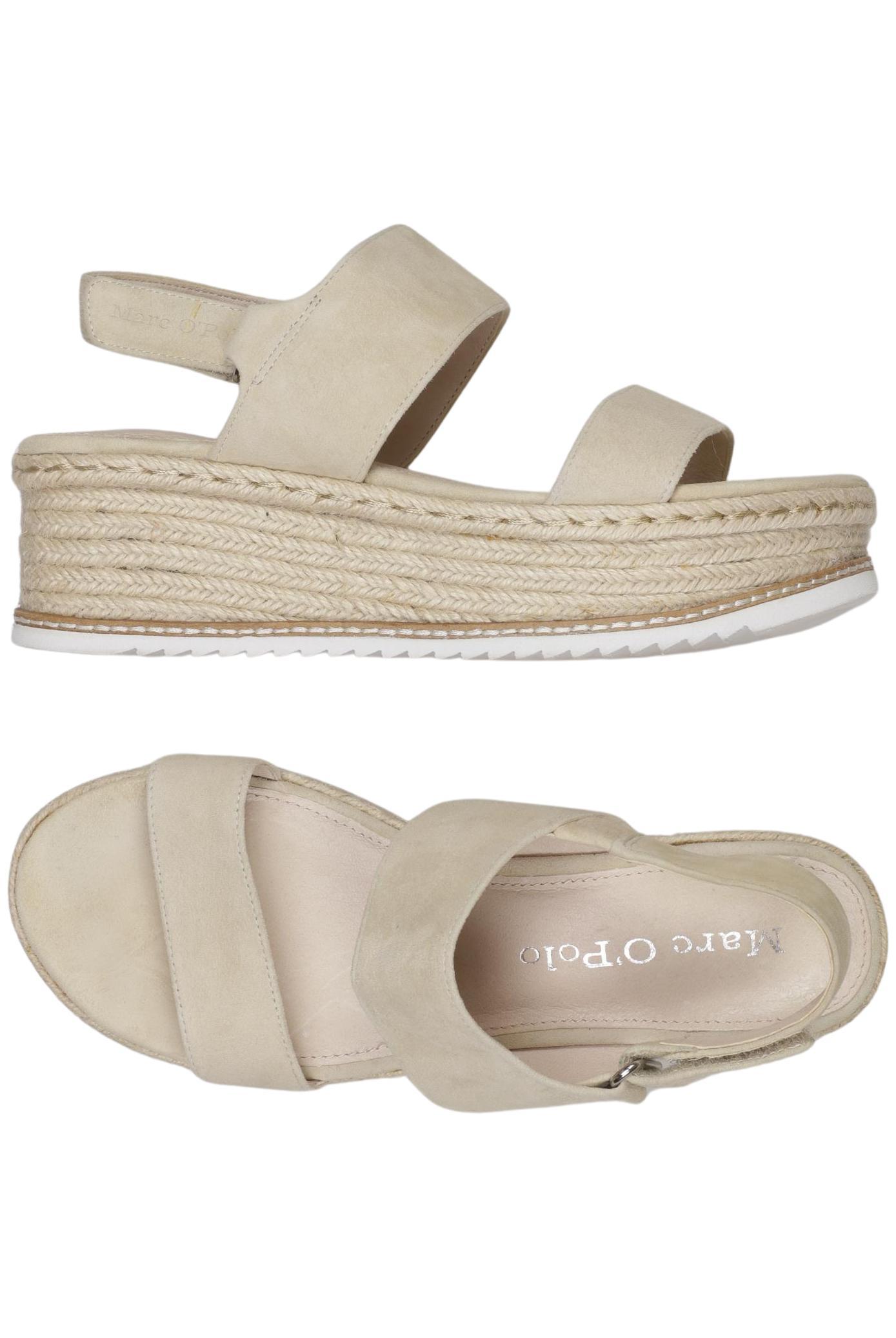 

Marc O Polo Damen Sandale, beige, Gr. 37
