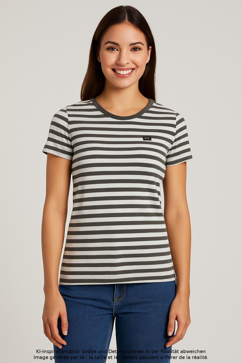 

Marc O Polo Damen T-Shirt, mehrfarbig, Gr. 36