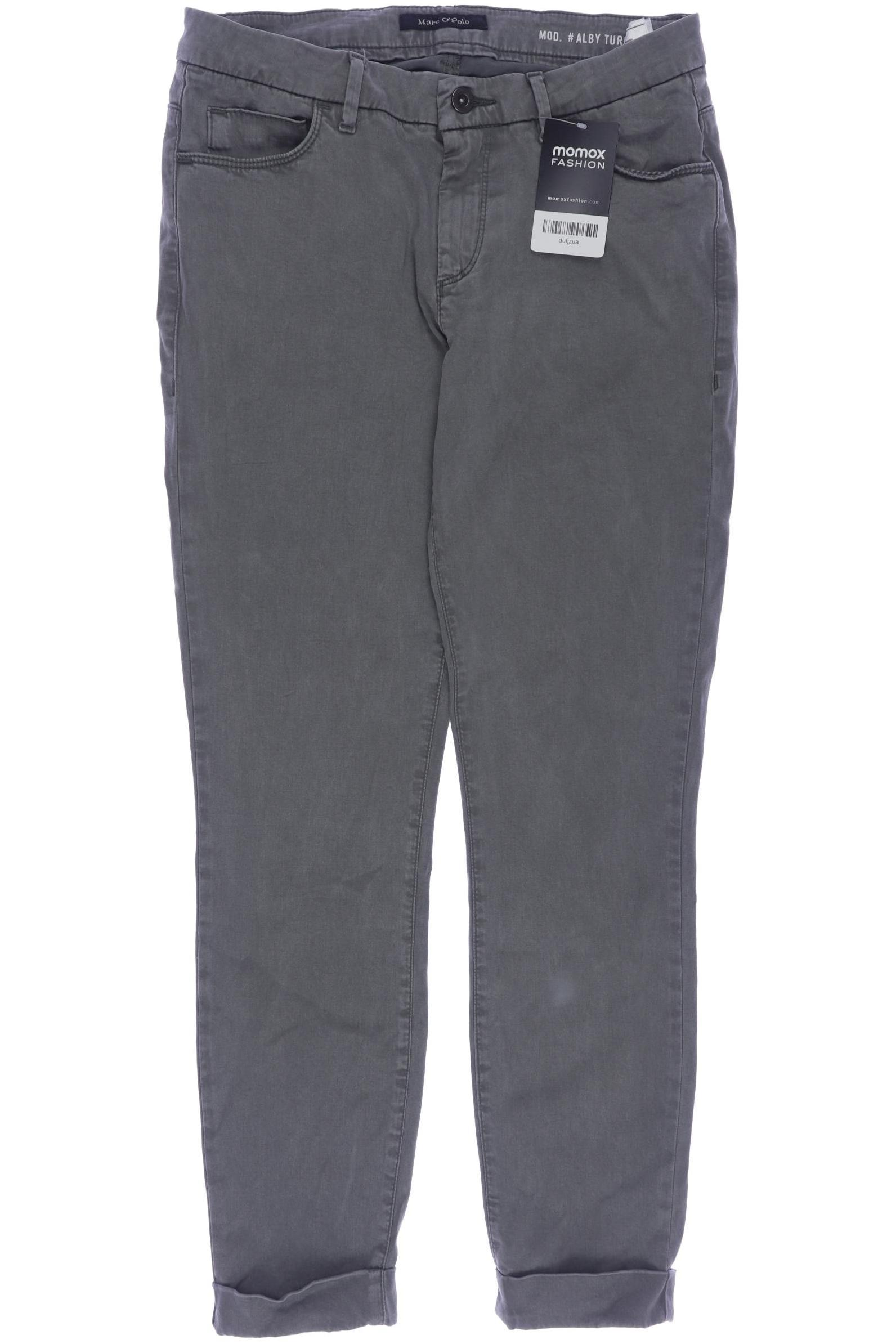 

Marc O Polo Damen Stoffhose, grün, Gr. 28