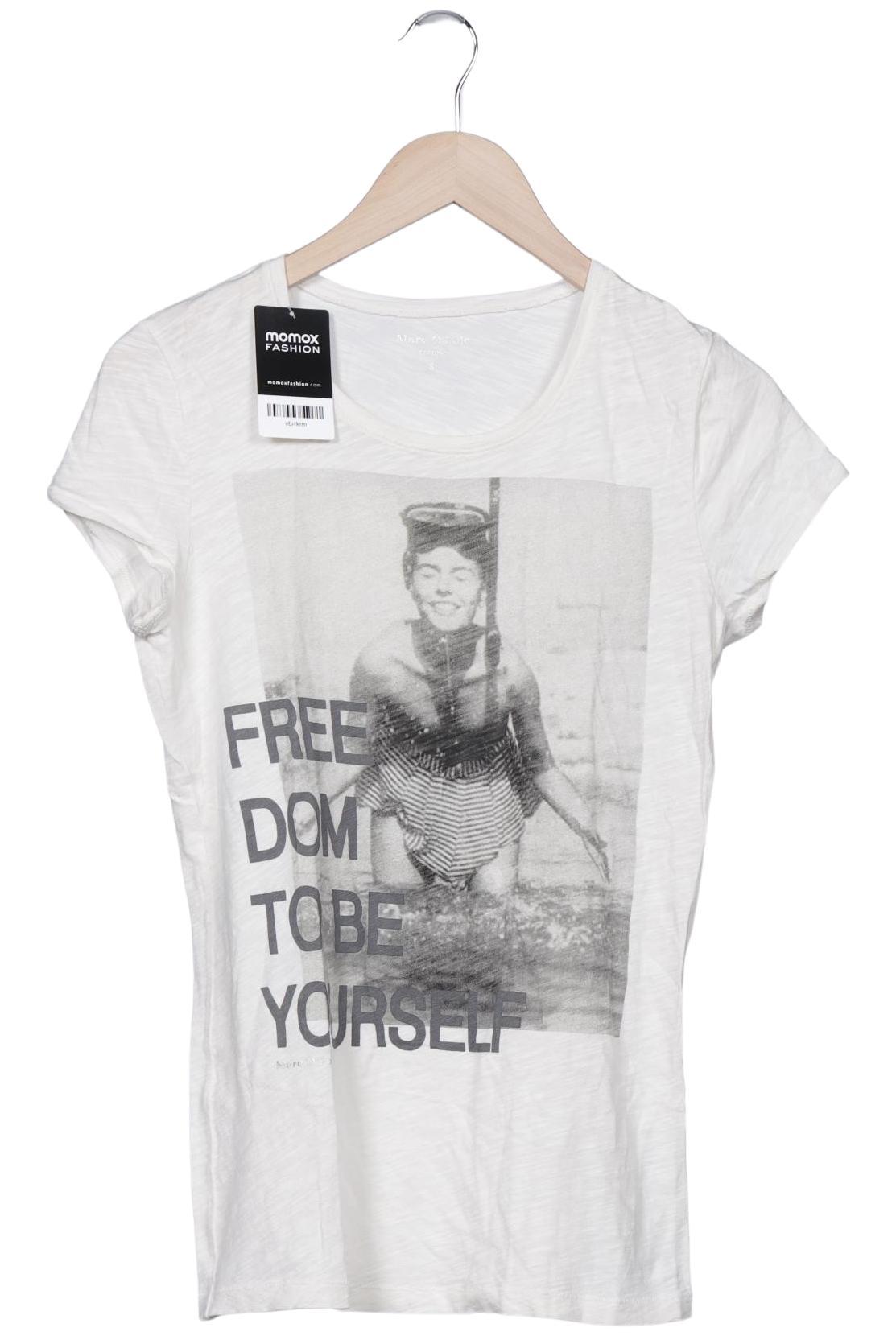 

Marc O Polo Damen T-Shirt, cremeweiß, Gr. 36