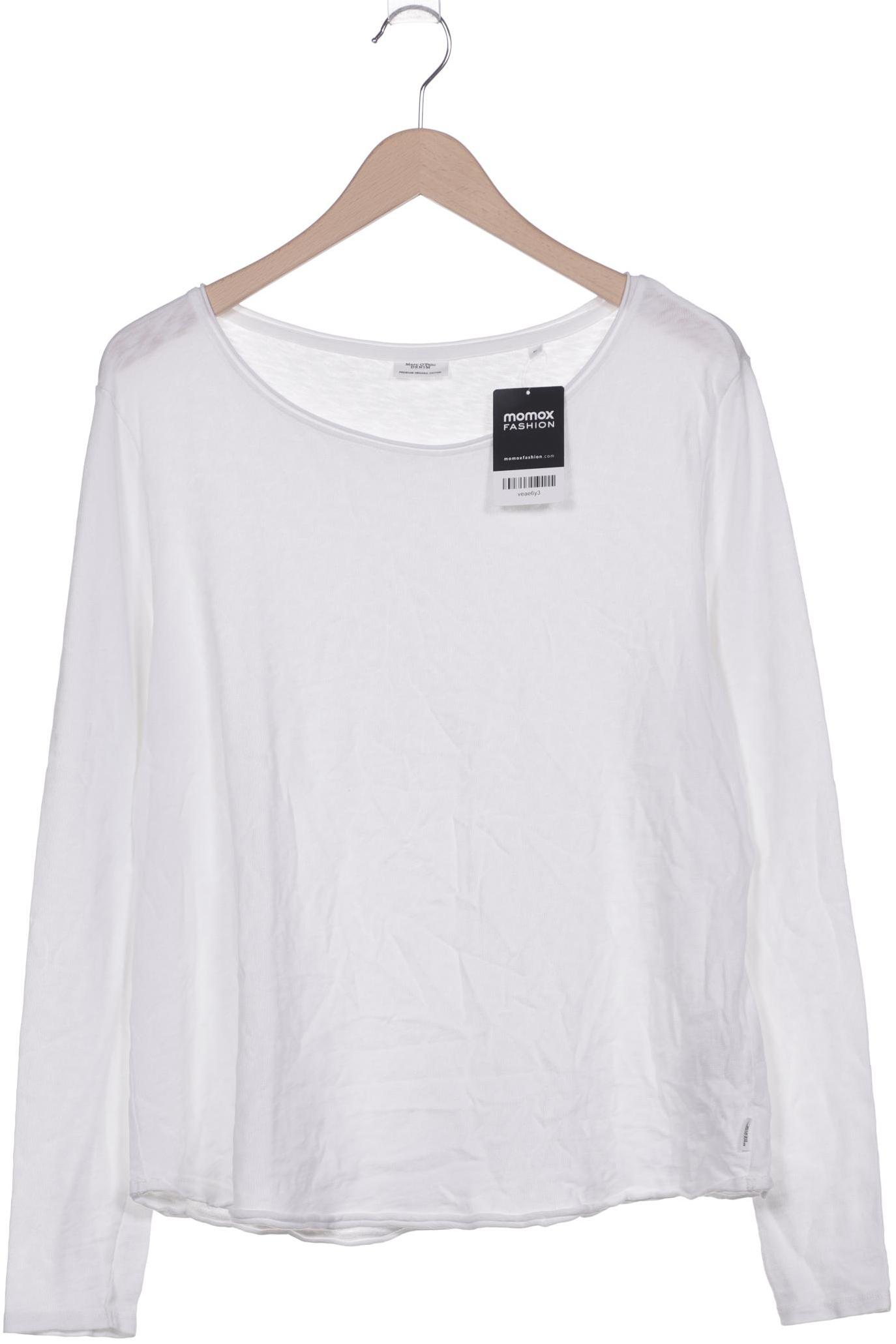 

Marc O Polo Damen Langarmshirt, weiß, Gr. 44