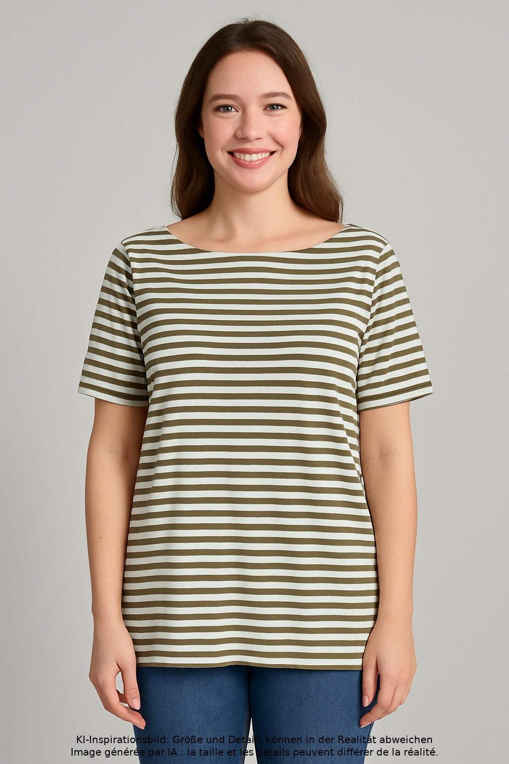 

Marc O Polo Damen T-Shirt, mehrfarbig, Gr. 44