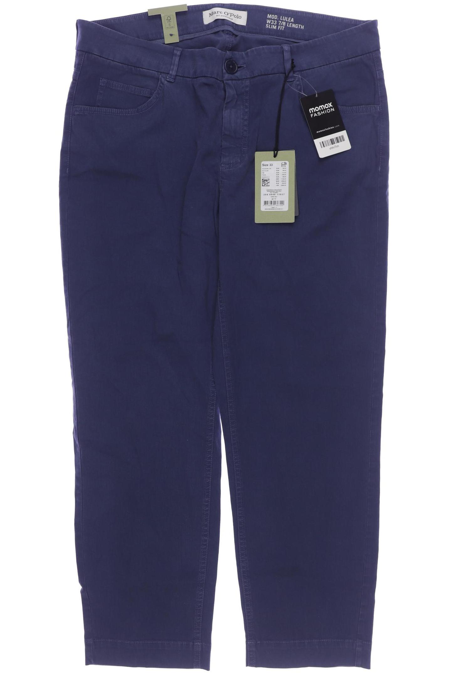

Marc O Polo Damen Stoffhose, blau, Gr. 33