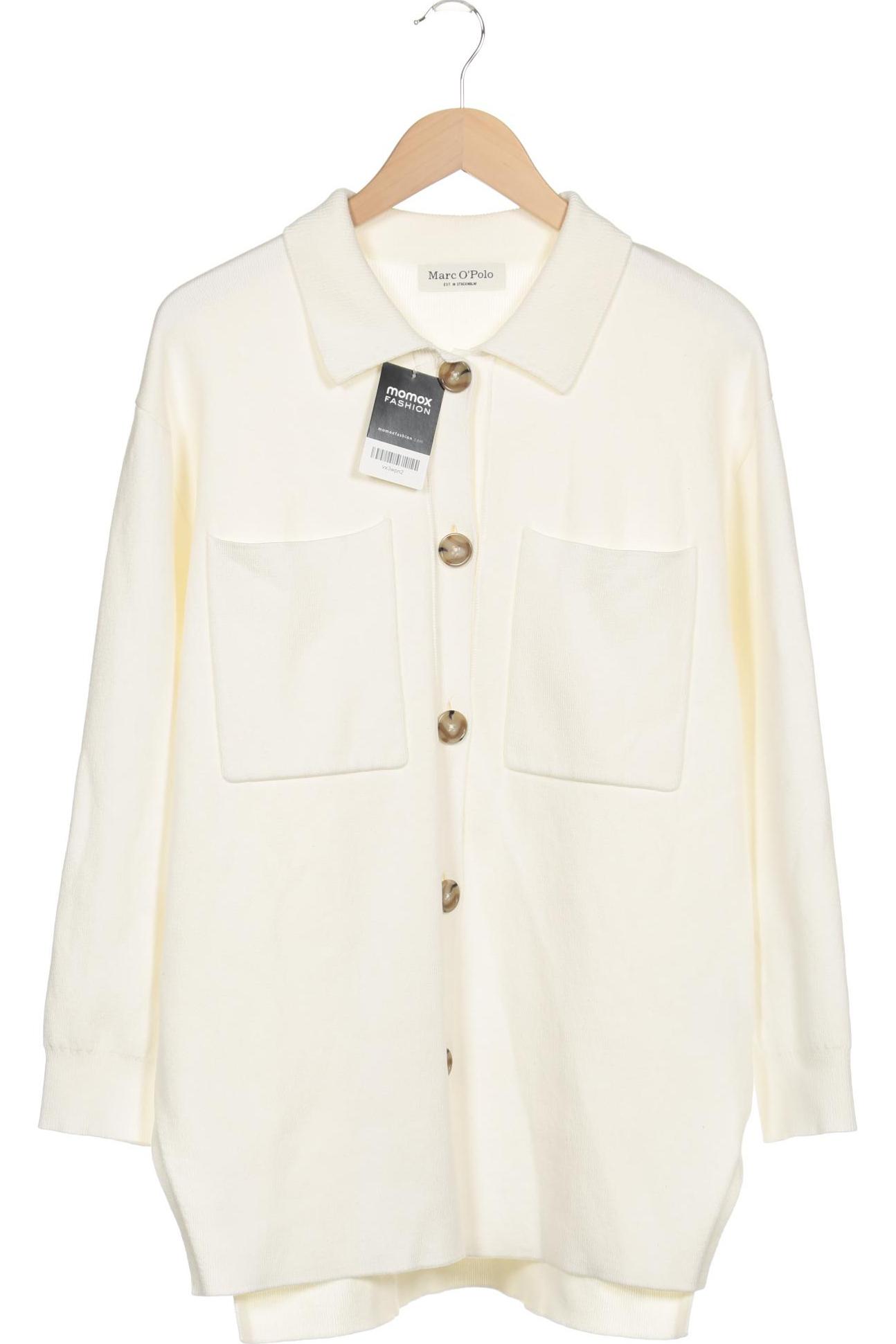 

Marc O Polo Damen Strickjacke, weiß, Gr. 38