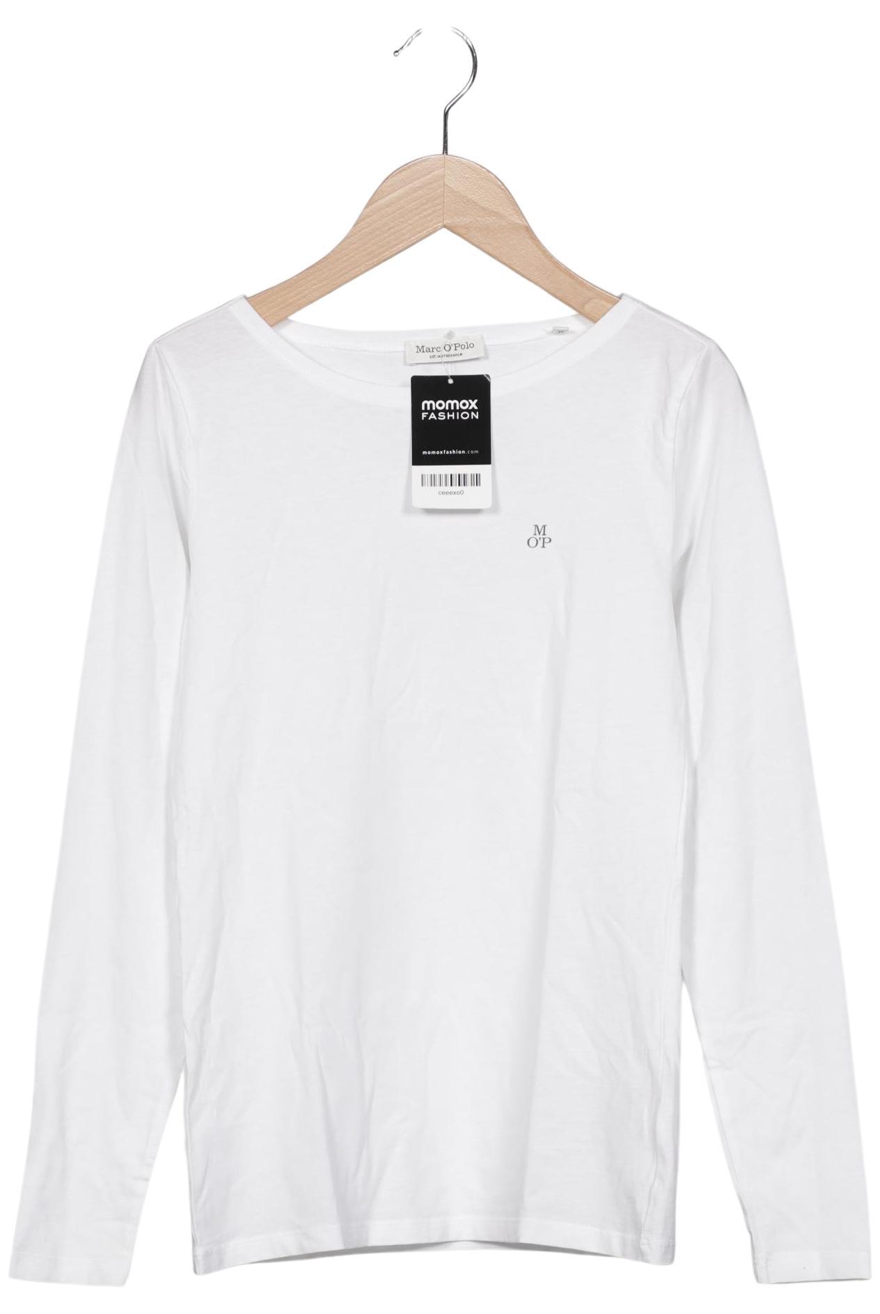 

Marc O Polo Damen Langarmshirt, weiß, Gr. 34