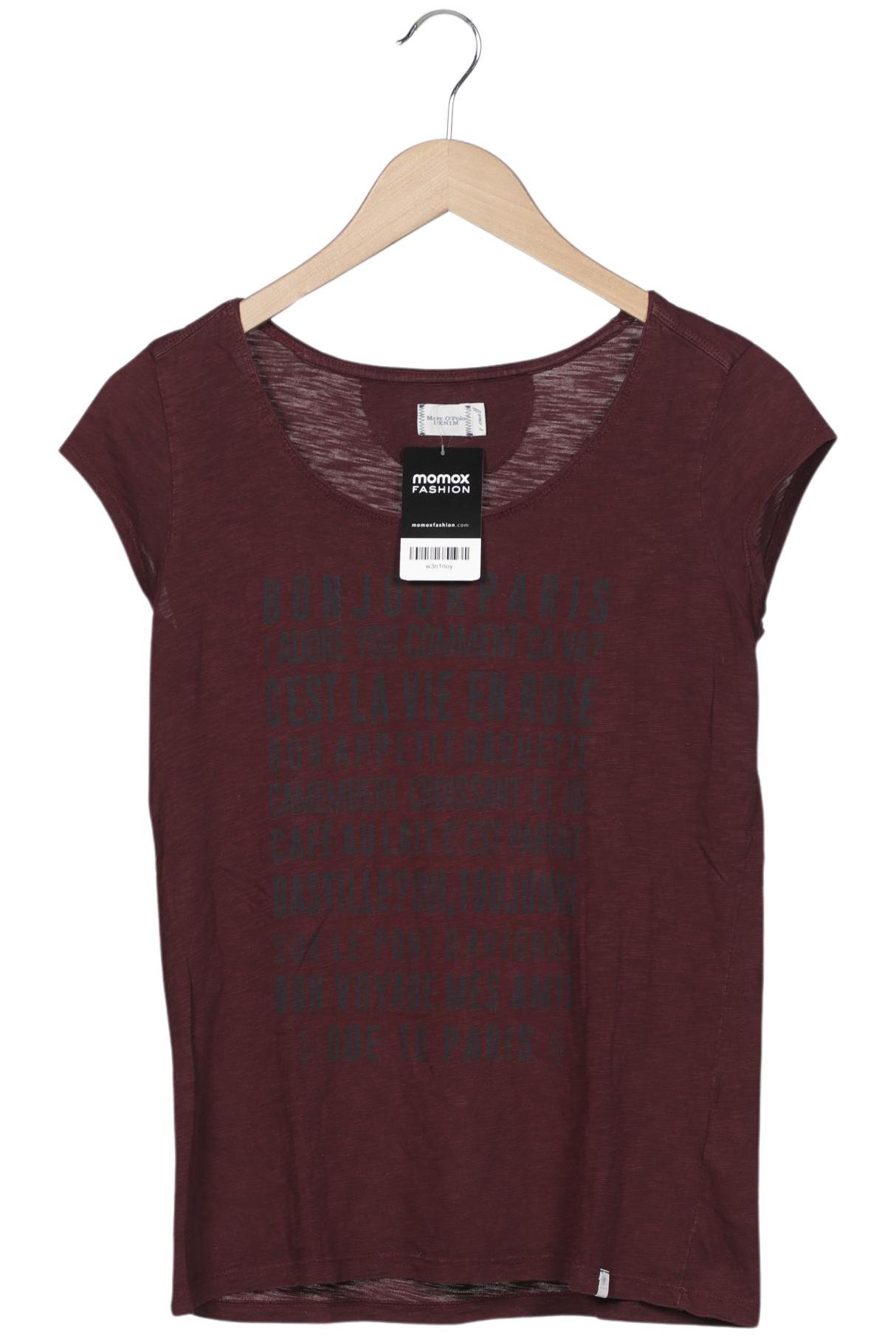 

Marc O Polo Damen T-Shirt, bordeaux, Gr. 34