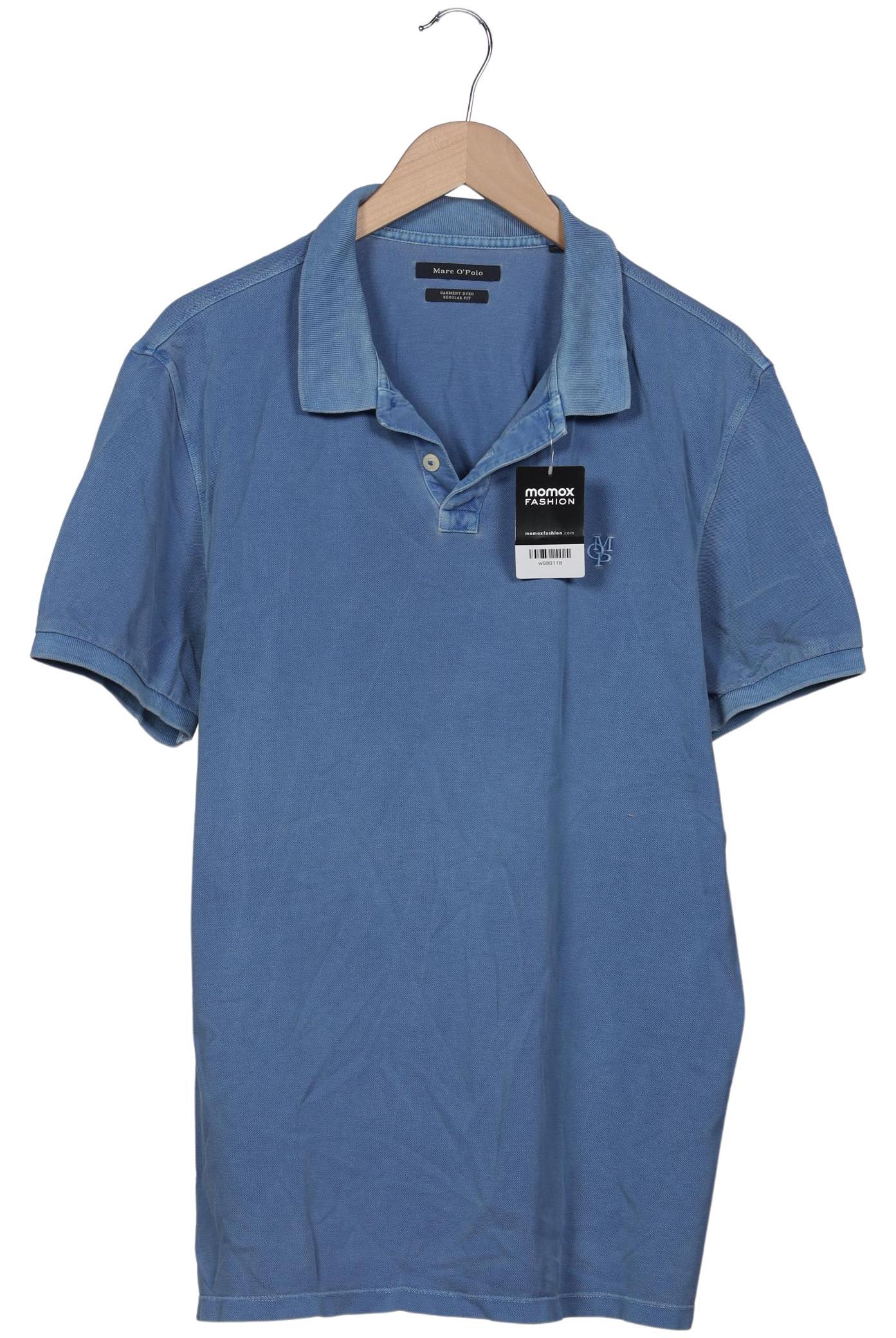 Thumbnail - Marc O Polo Herren Poloshirt, blau, Gr. 56