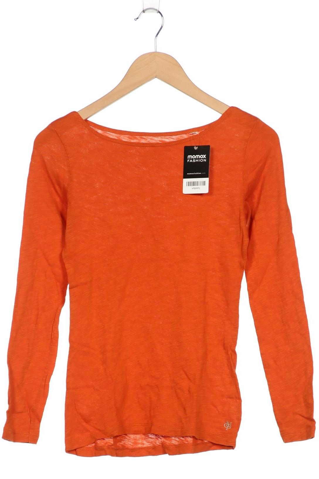 

Marc O Polo Damen Langarmshirt, orange, Gr. 34