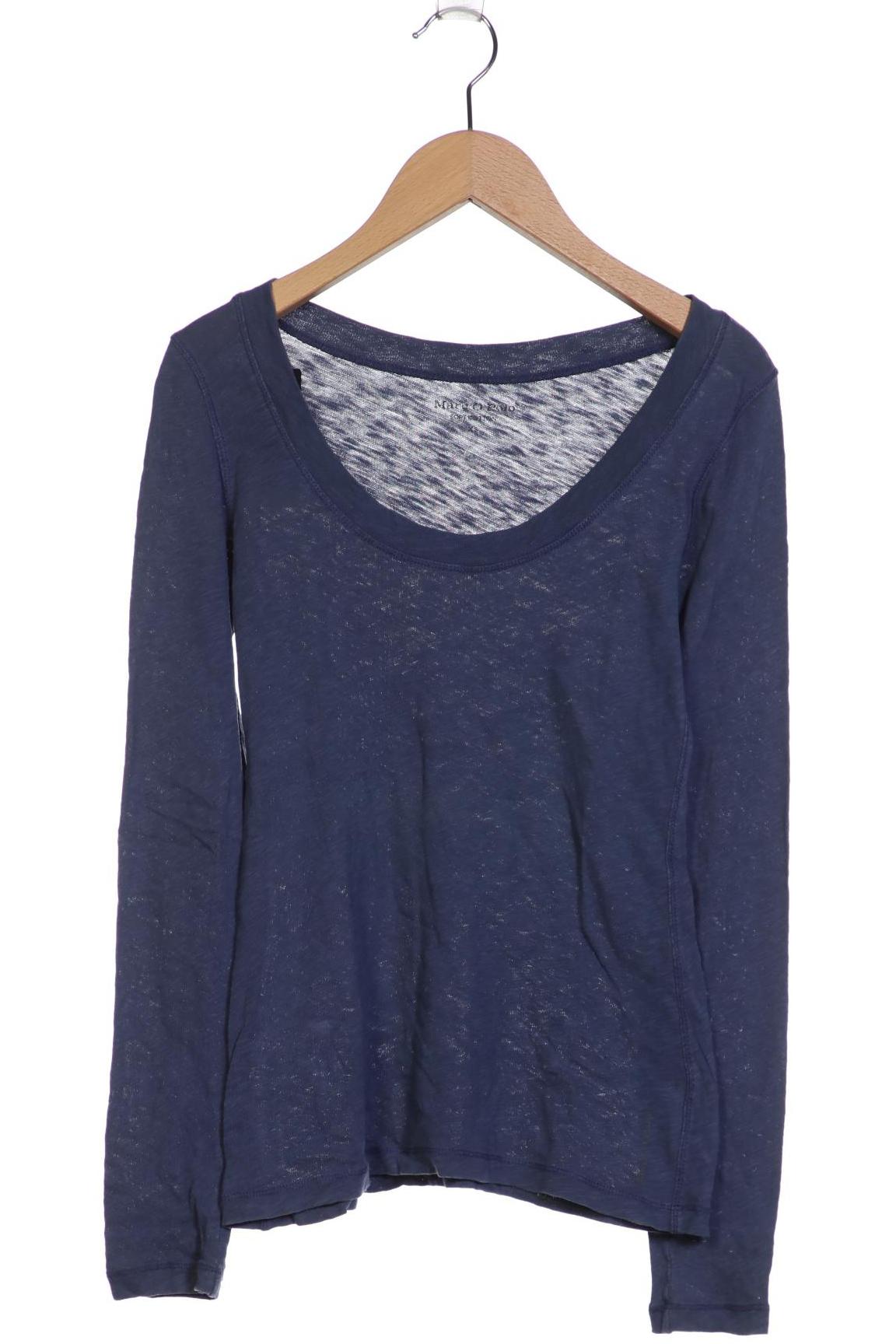 

Marc O Polo Damen Langarmshirt, marineblau, Gr. 34