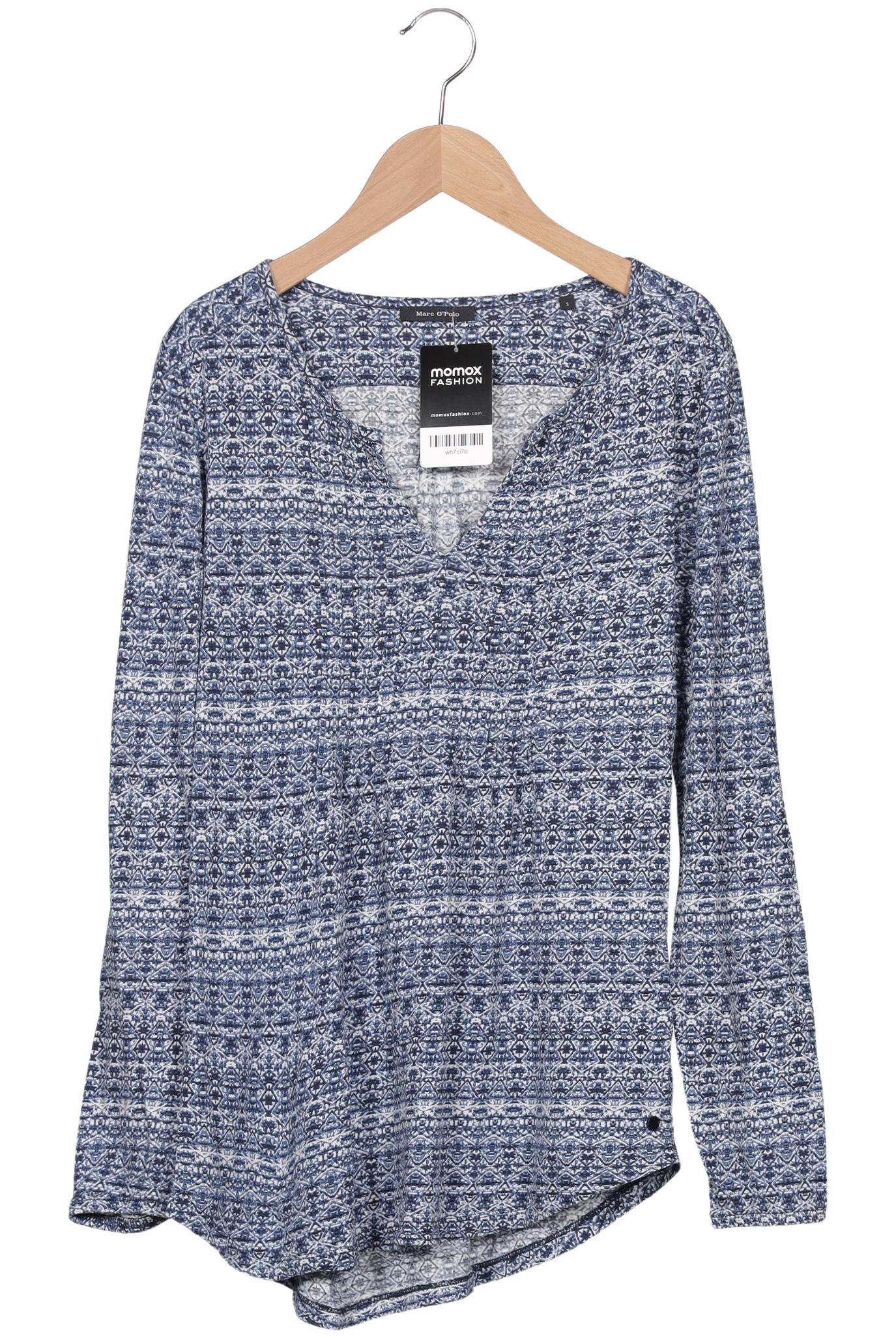 

Marc O Polo Damen Langarmshirt, blau, Gr. 36