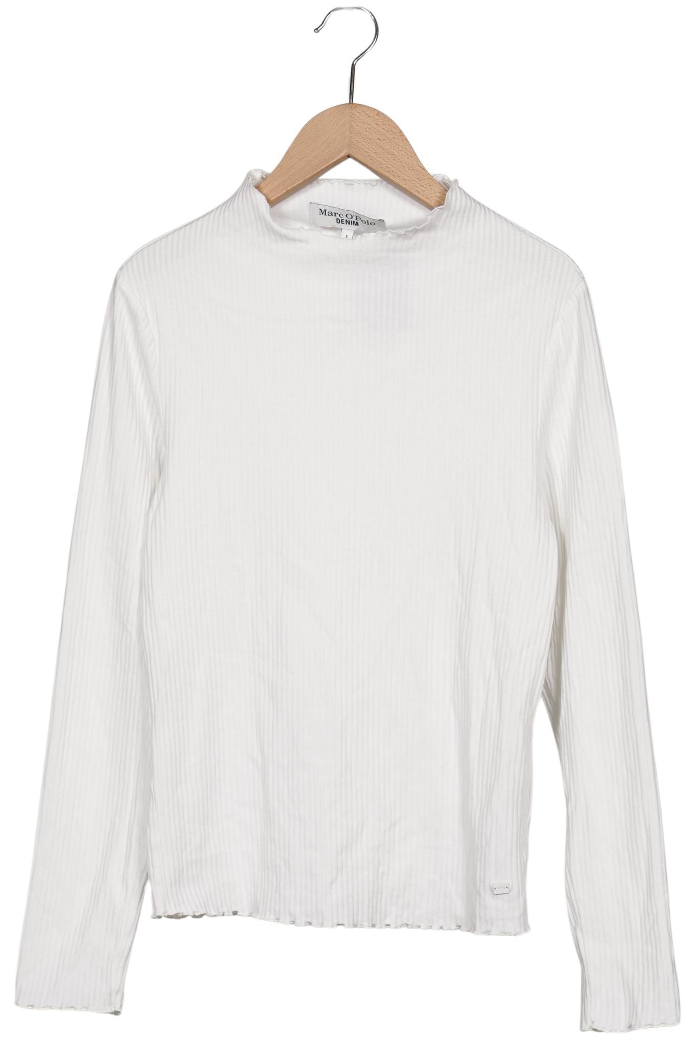

Marc O Polo Damen Langarmshirt, weiß, Gr. 36