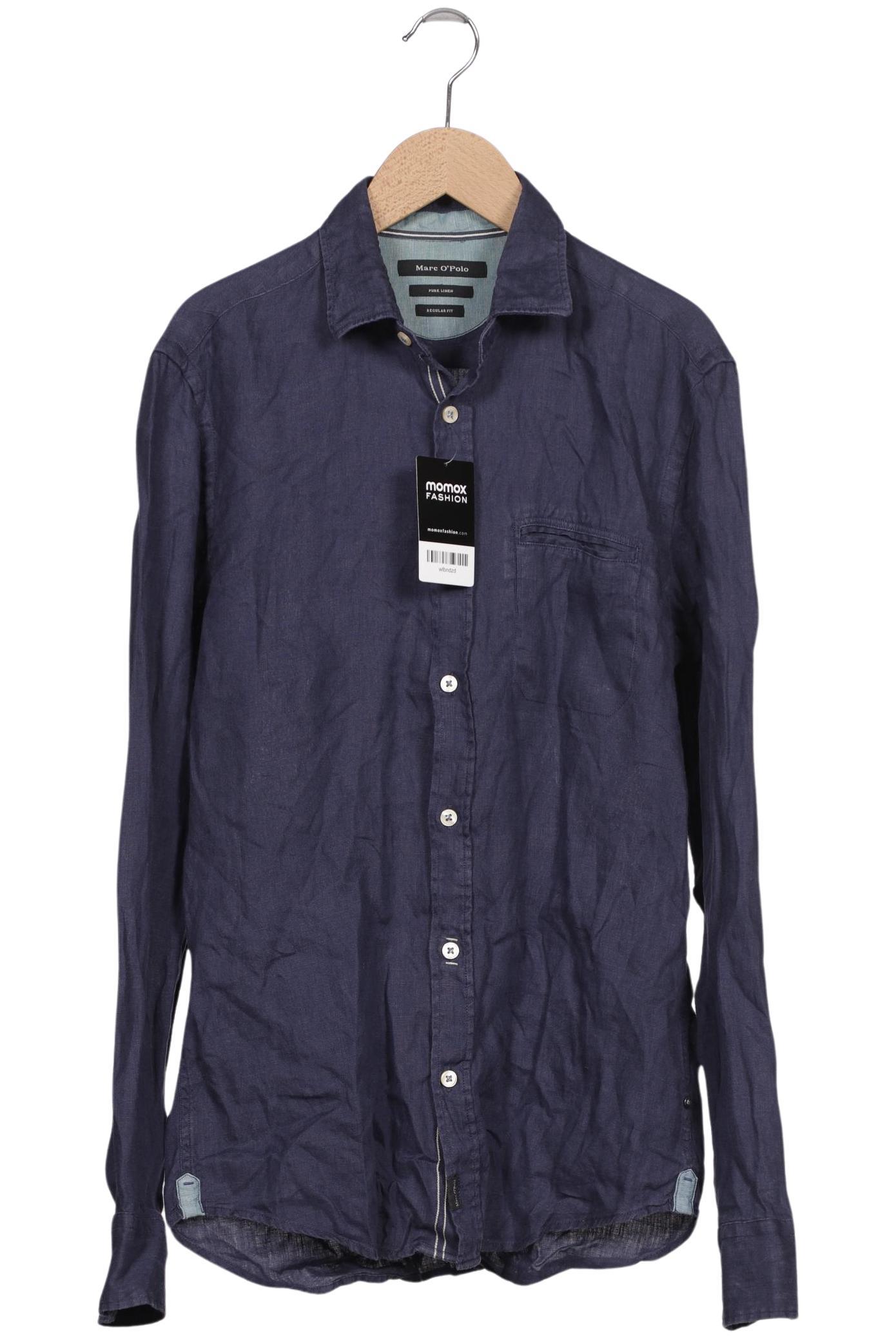 

Marc O Polo Herren Hemd, marineblau, Gr. 46