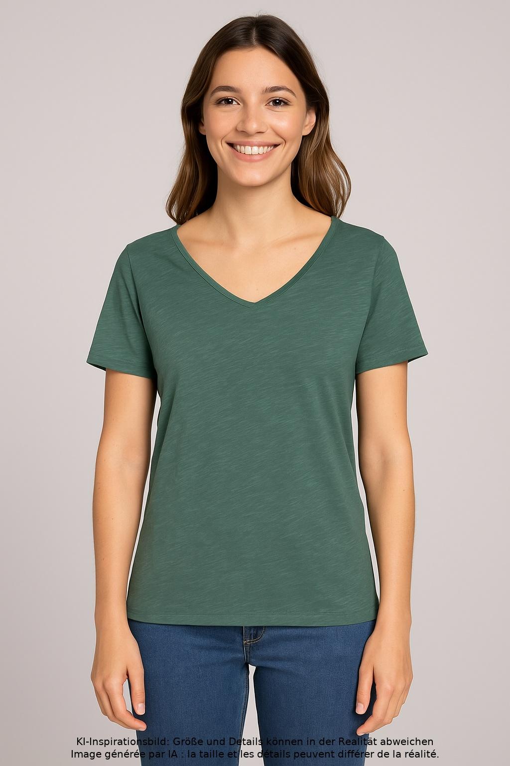 

Marc O Polo Damen T-Shirt, grün, Gr. 36
