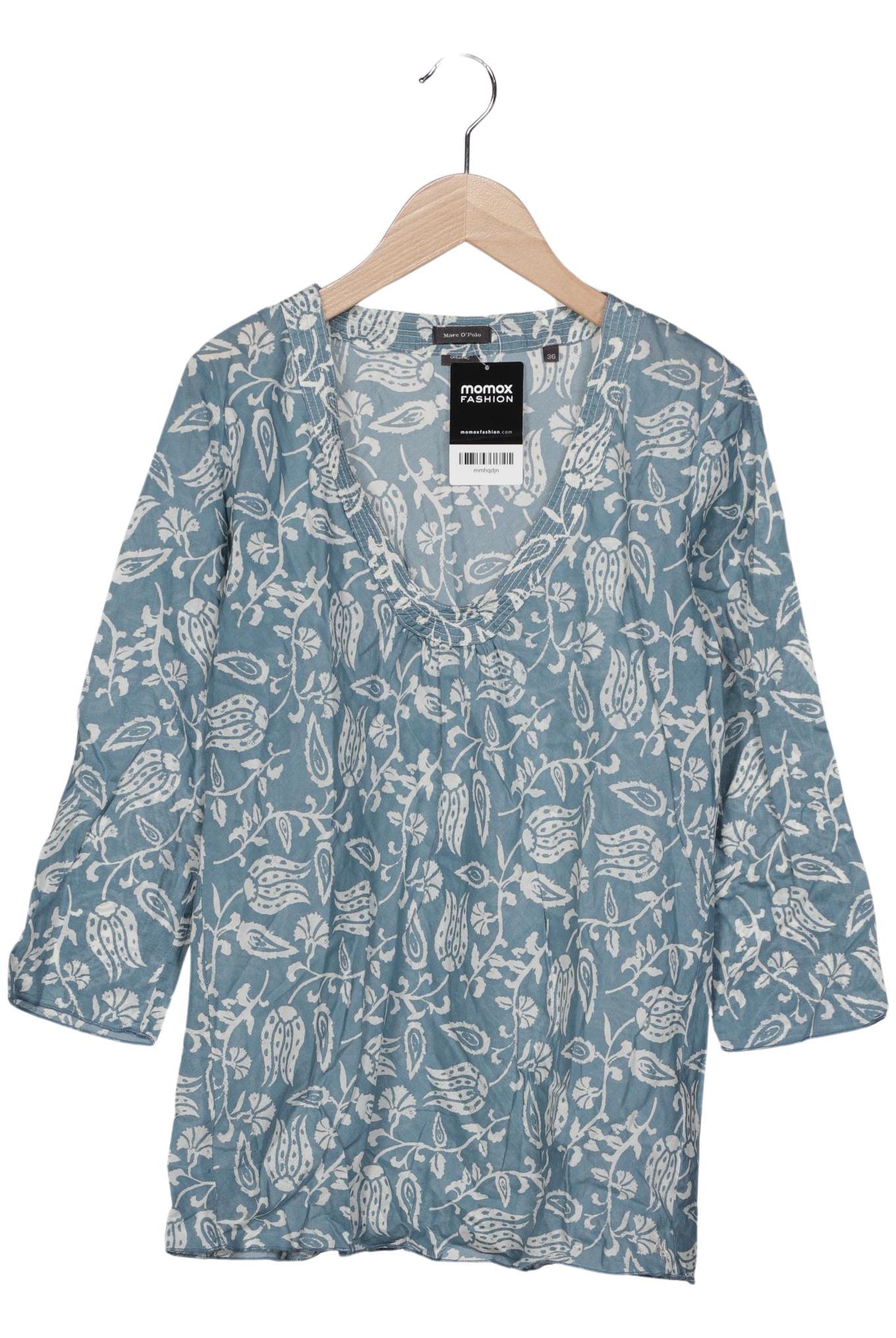 

Marc O Polo Damen Bluse, blau, Gr. 36