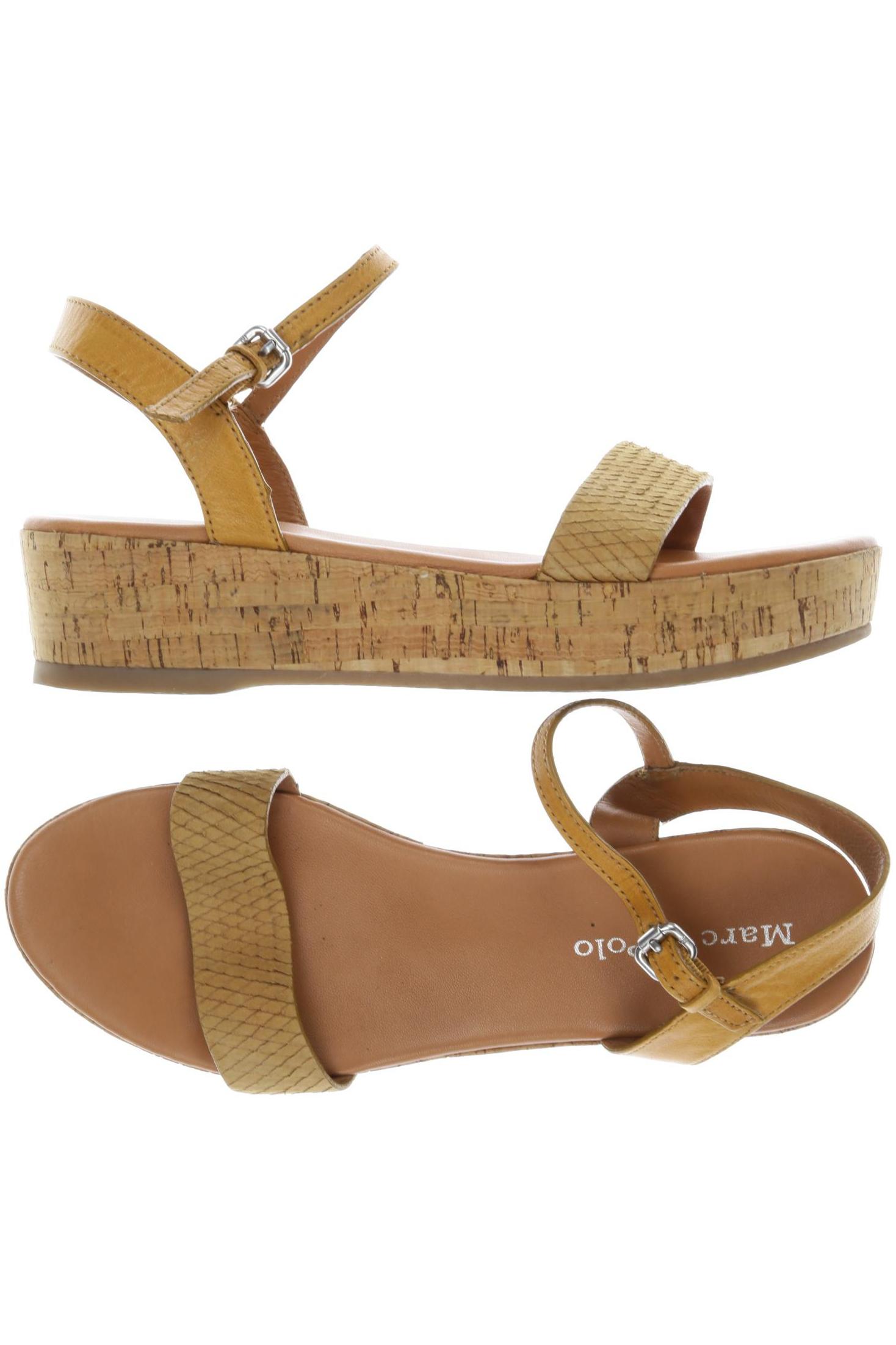 

Marc O Polo Damen Sandale, beige, Gr. 40