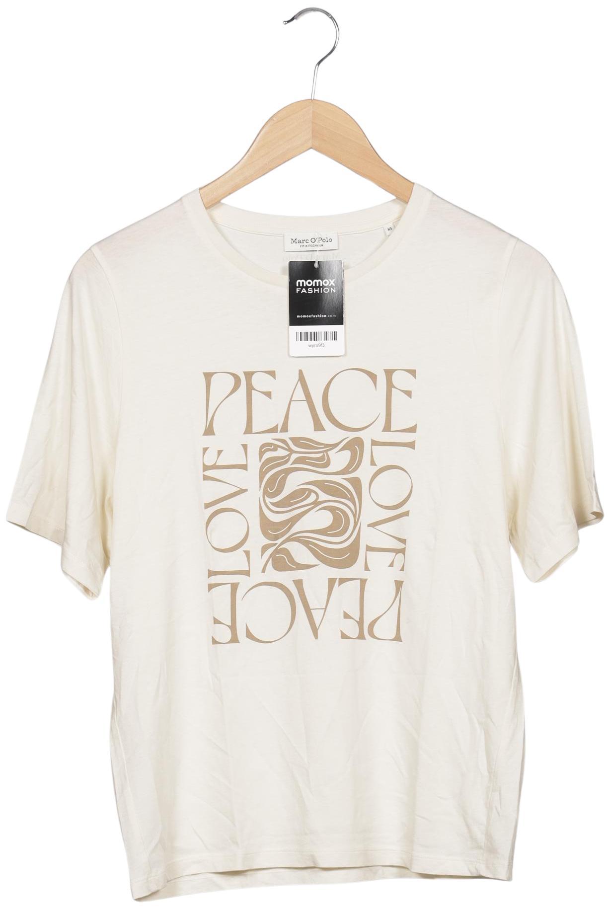 

Marc O Polo Damen T-Shirt, cremeweiß, Gr. 34