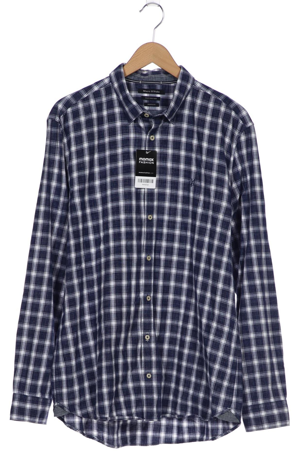 

Marc O Polo Herren Hemd, marineblau, Gr. 56