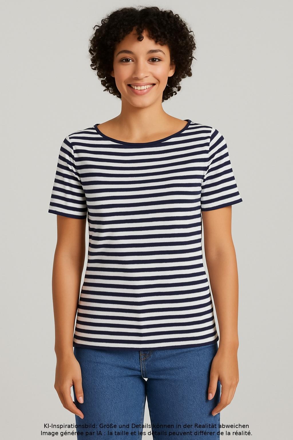 

Marc O Polo Damen T-Shirt, mehrfarbig, Gr. 36