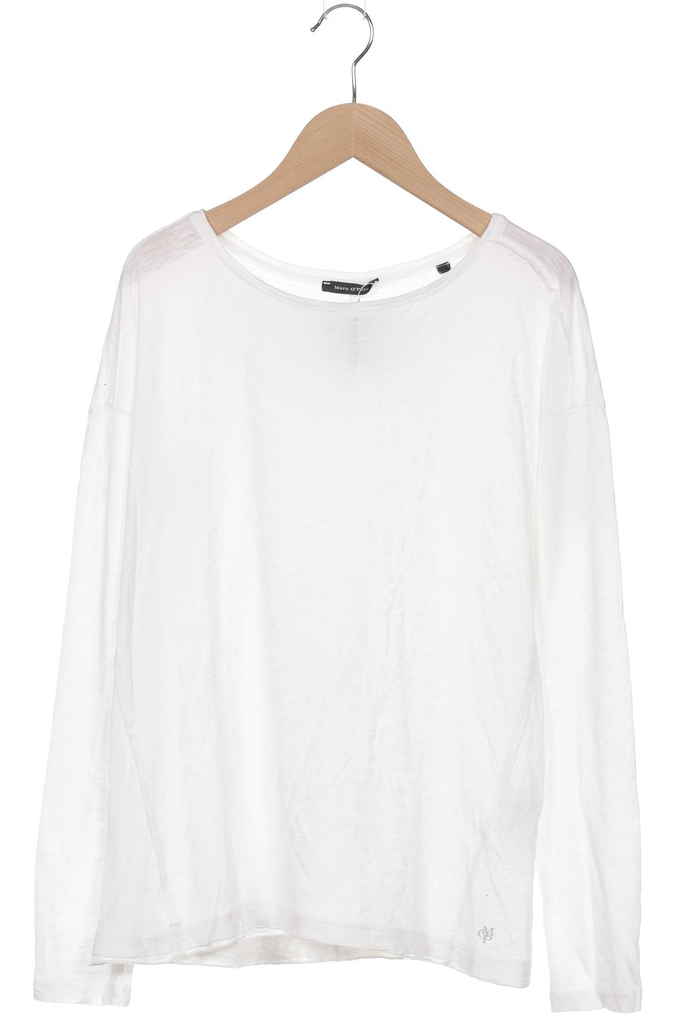 

Marc O Polo Damen Langarmshirt, weiß, Gr. 34